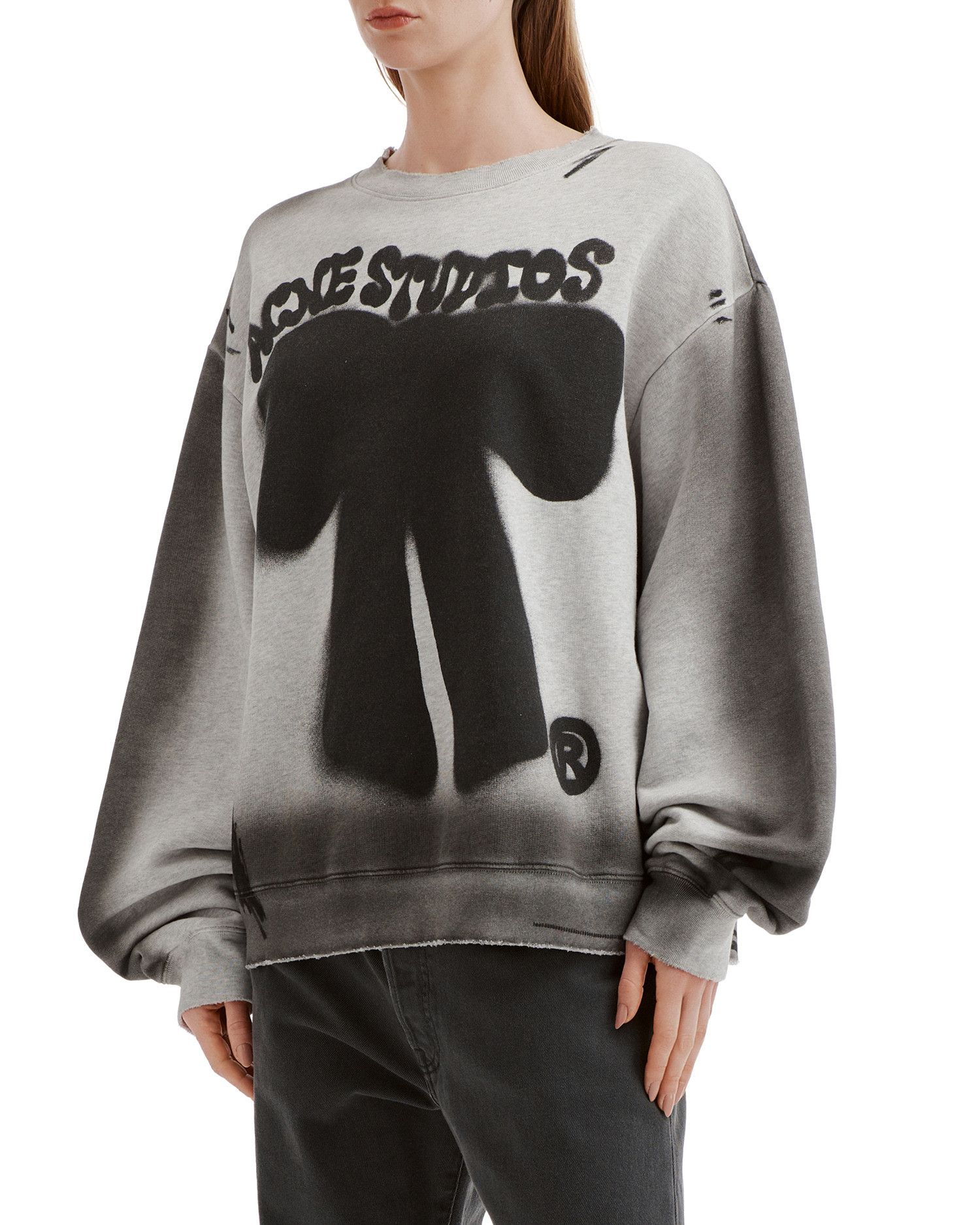 Acne Studios Acne Studios Bow Print Sweatshirt Size M / US 6-8 / IT 42-44 - 3 Thumbnail