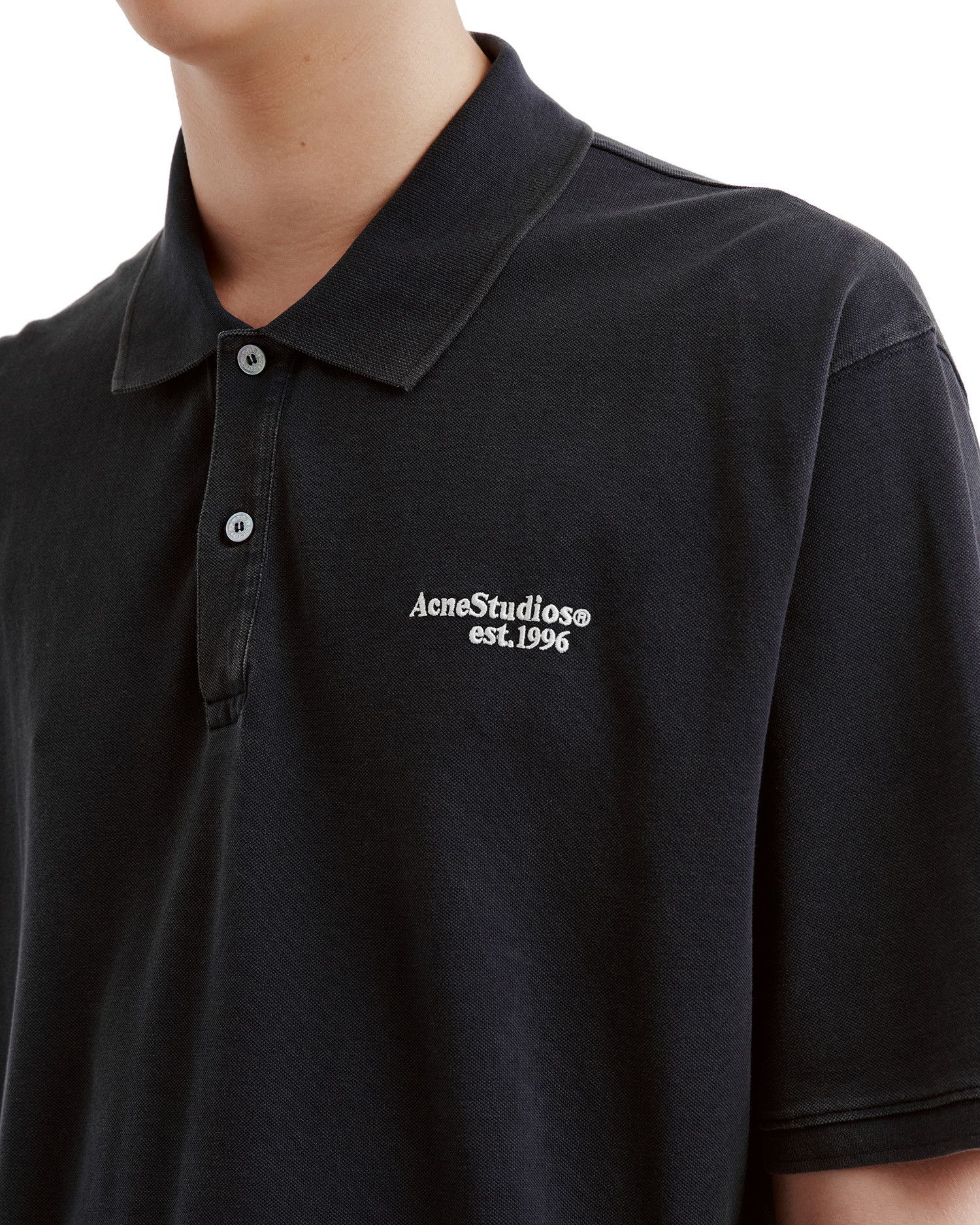 Acne Studios Acne Studios Logo Embroidered polo Shirt Size US L / EU 52-54 / 3 - 5 Thumbnail