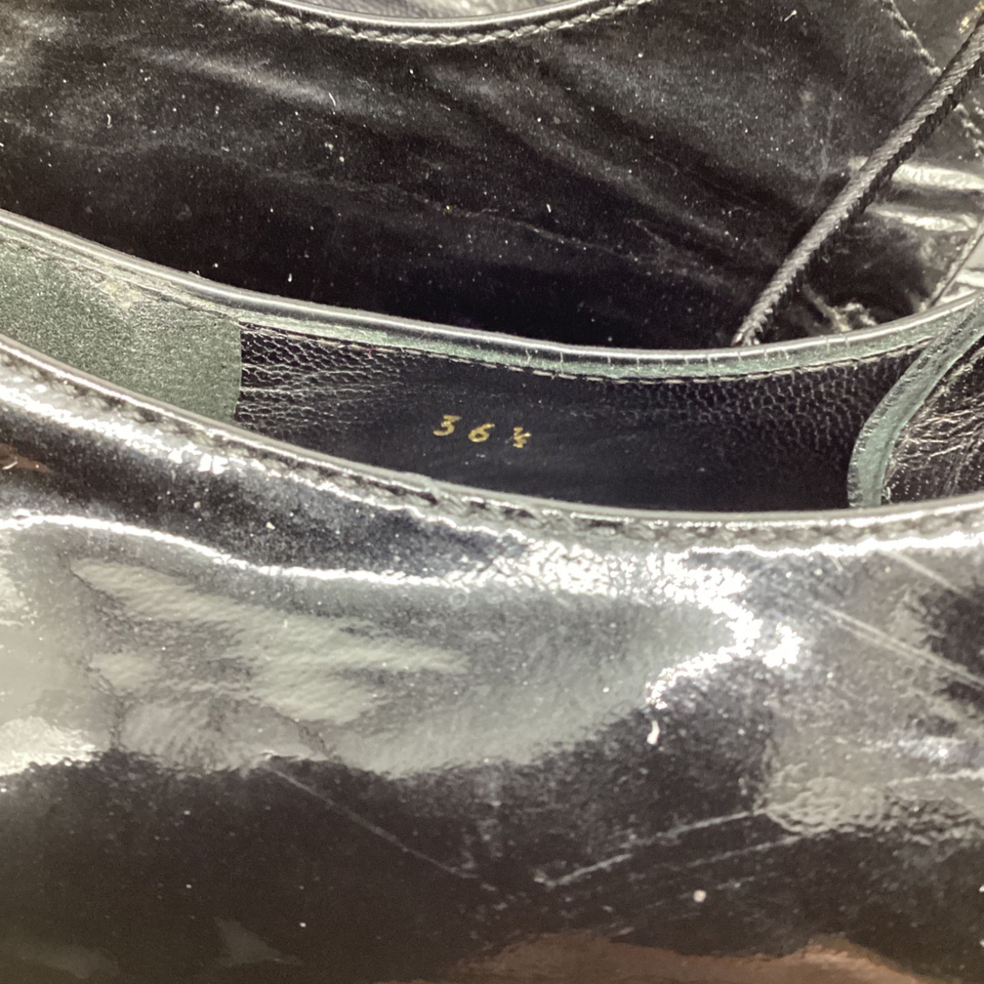 Prada Prada Lace-Up Loafers in Black Patent Leather Size US 6.5 / IT 36.5 - 10 Thumbnail