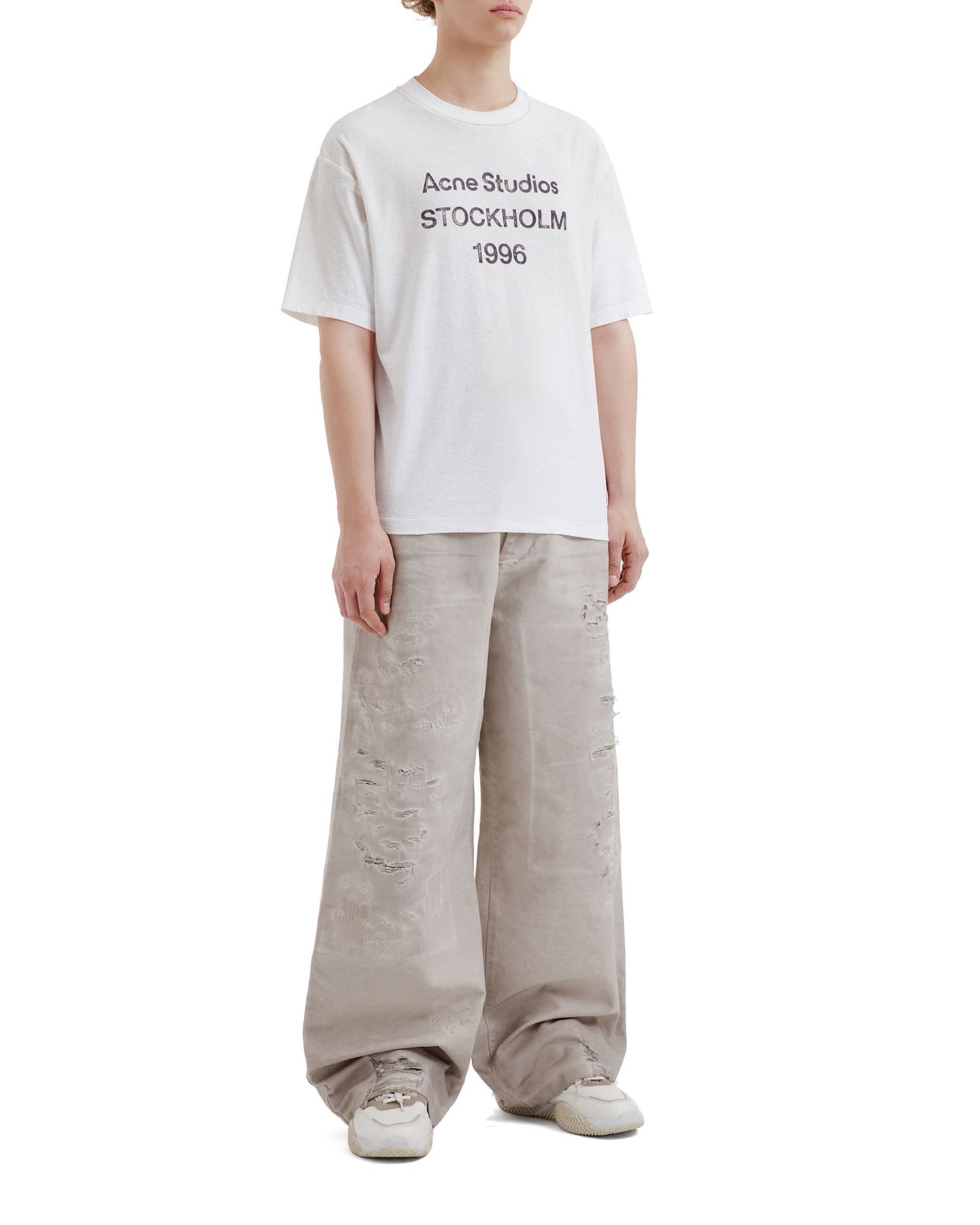 Acne Studios Acne Studios Letter Printed T-Shirt Size US XXL / EU 58 / 5 - 2 Thumbnail
