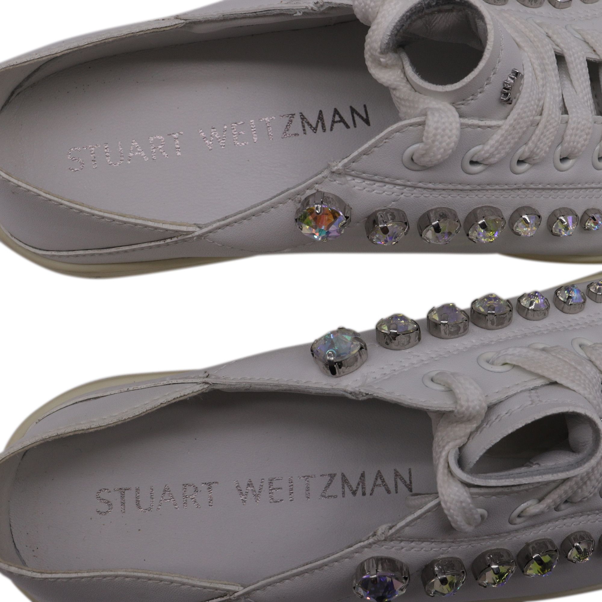 Stuart Weitzman Stuart Weitzman Goldie Shine Convertible Low-Top Sneakers n Size US 8.5 / IT 38.5 - 7 Thumbnail