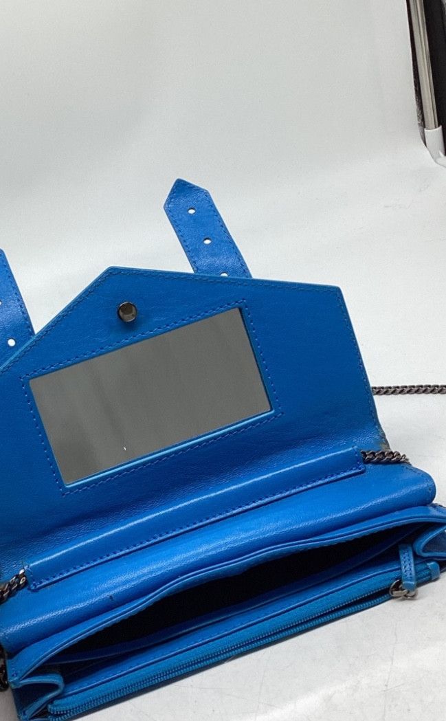 Proenza Schouler Proenza Schouler Large PS1 Wallet on Chain in Blue Leather Size ONE SIZE - 9 Thumbnail