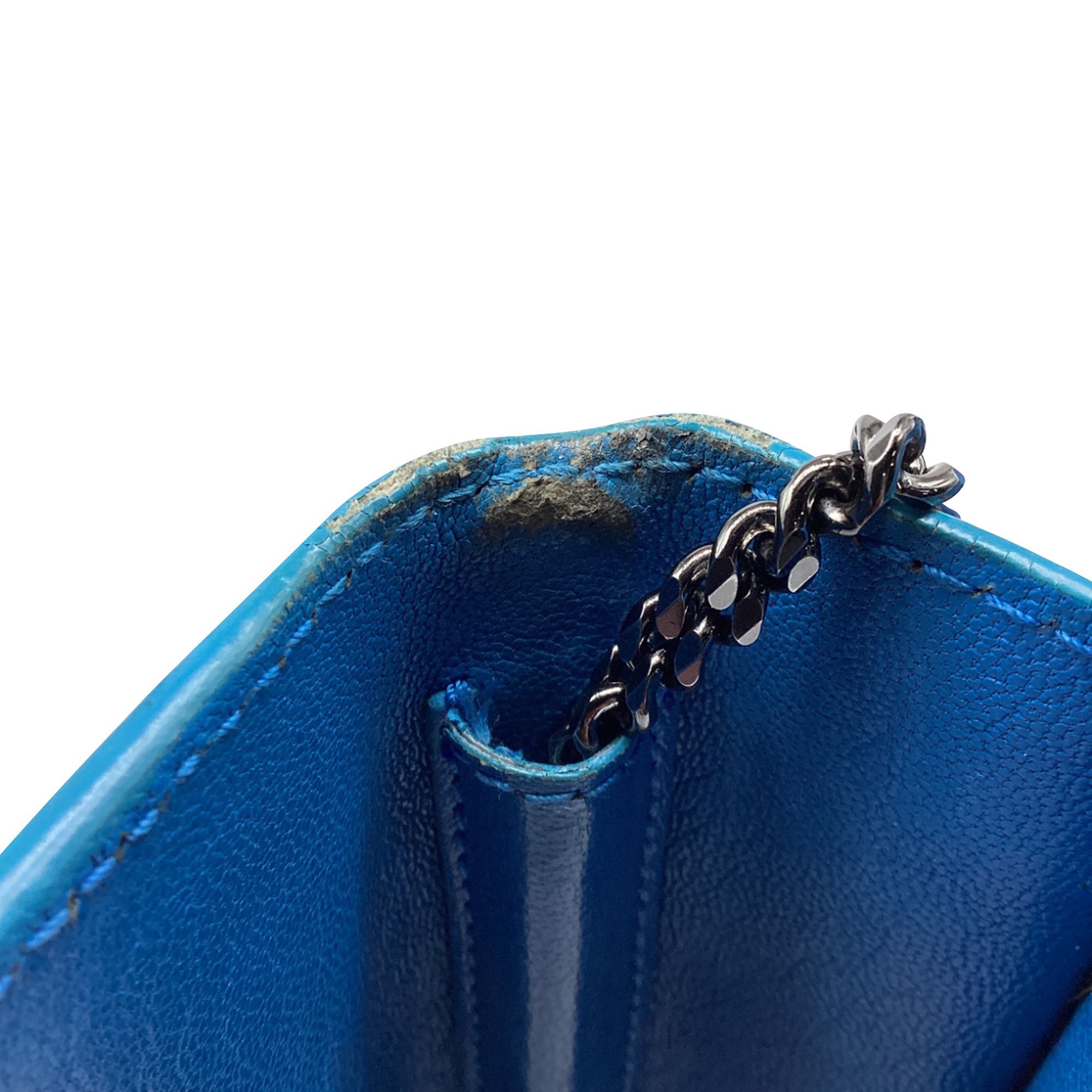 Proenza Schouler Proenza Schouler Large PS1 Wallet on Chain in Blue Leather Size ONE SIZE - 6 Thumbnail