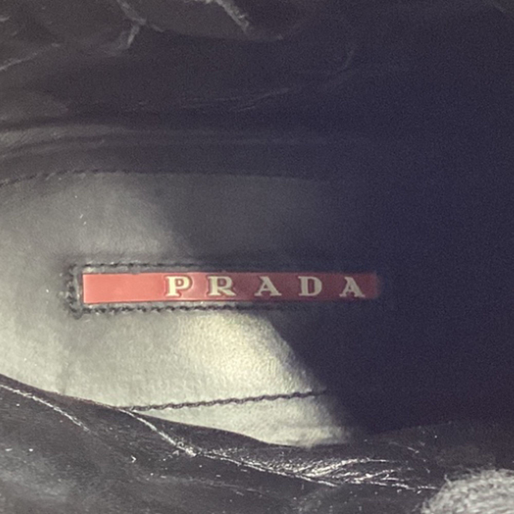Prada Prada Sport High-Top Wedge Sneakers in Black Suede Size US 9 / IT 39 - 8 Thumbnail
