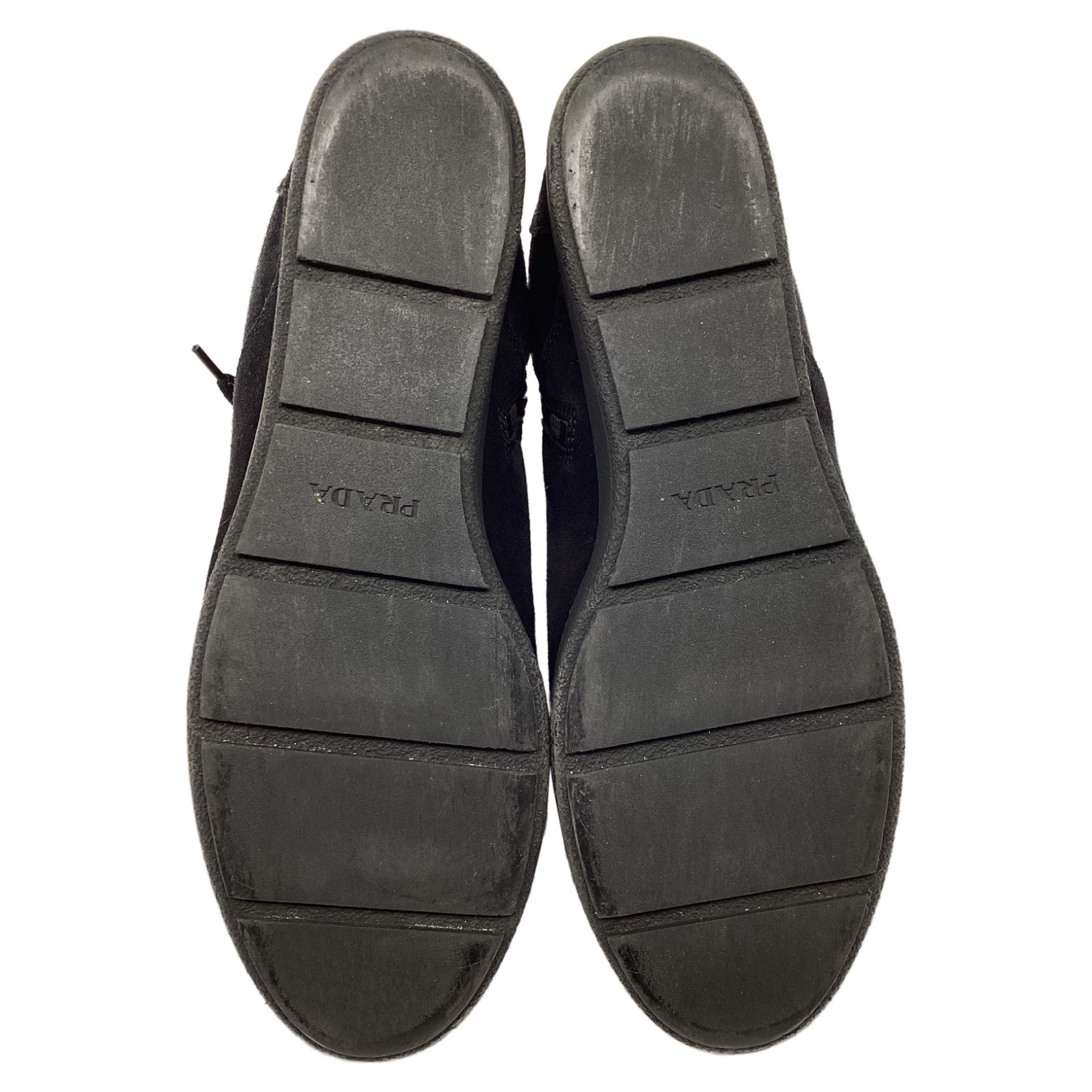 Prada Prada Sport High-Top Wedge Sneakers in Black Suede Size US 9 / IT 39 - 9 Thumbnail
