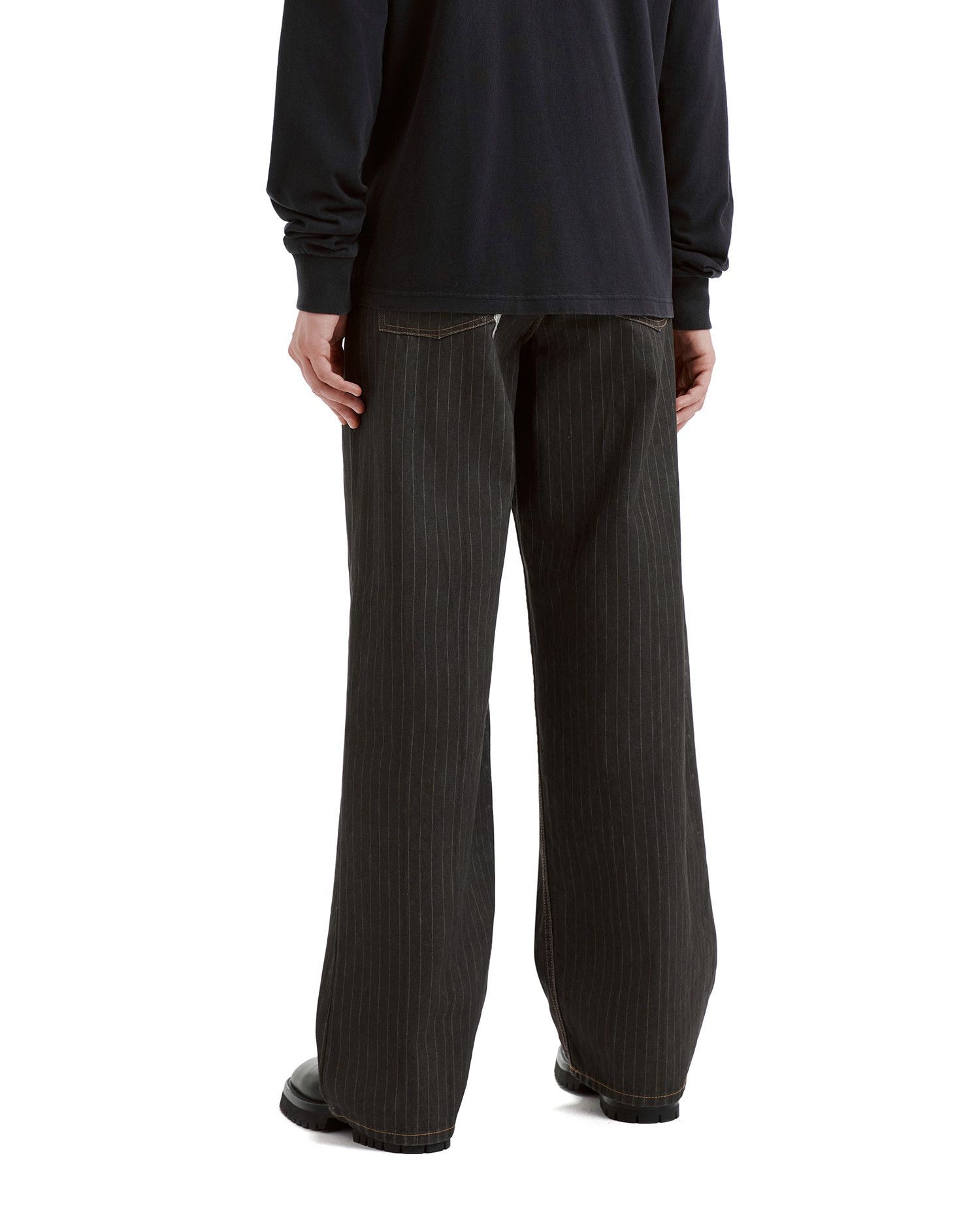 Acne Studios Acne Studios Denim Spliced Stripe Casual Pants Size US 30 / EU 46 - 4 Thumbnail