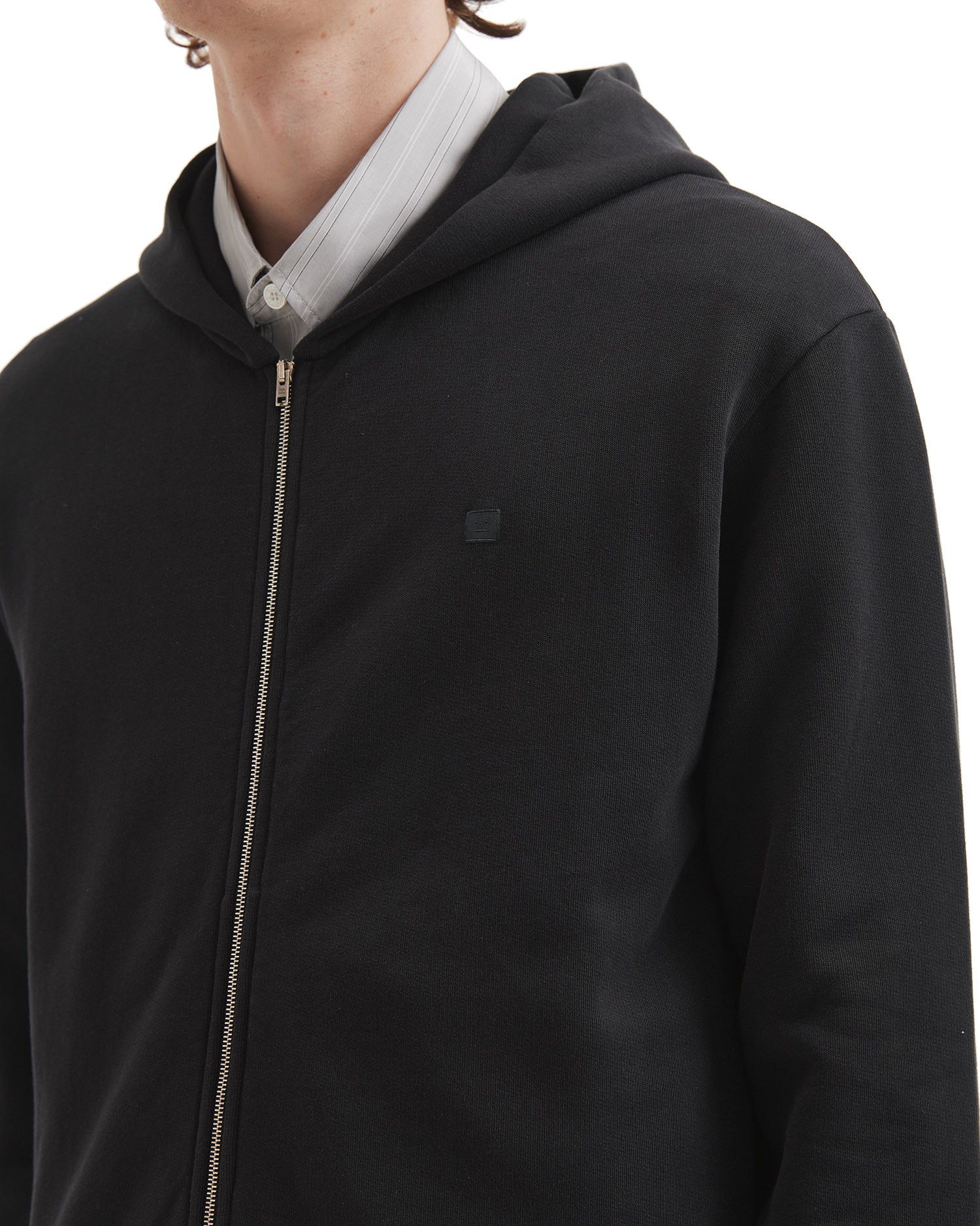 Acne Studios Acne Studios FACE Label Ornament Hooded Zipper Sweatshirt Size US S / EU 44-46 / 1 - 5 Thumbnail