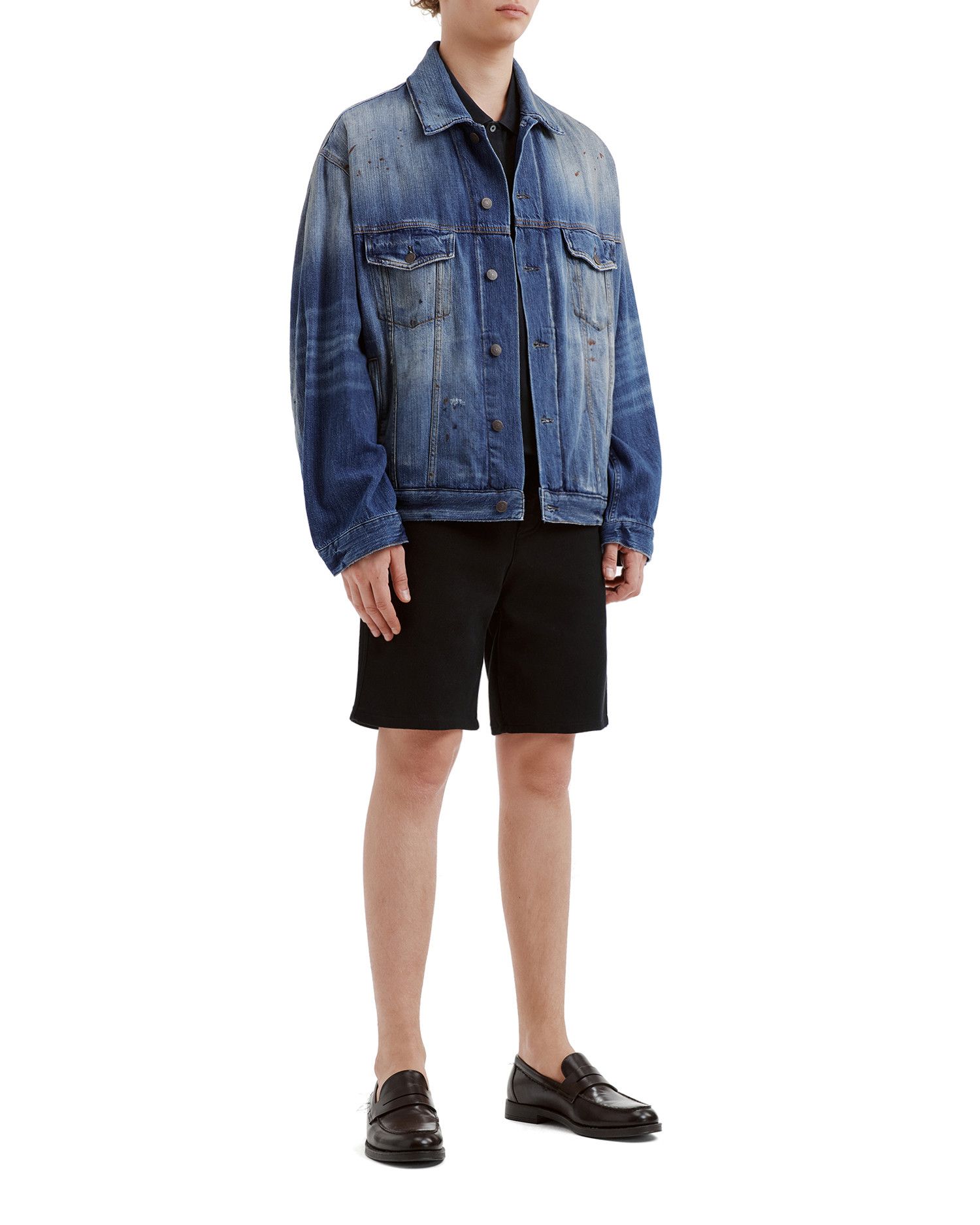 Acne Studios Acne Studios Distressed Denim Jacket Size US L / EU 52-54 / 3 - 2 Thumbnail