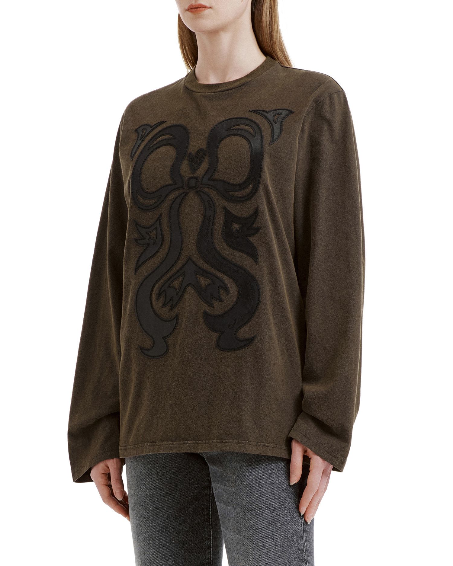 Acne Studios Acne Studios Pattern Detail Long Sleeve T-Shirt Size XXS / US 00 / IT 34 - 3 Thumbnail