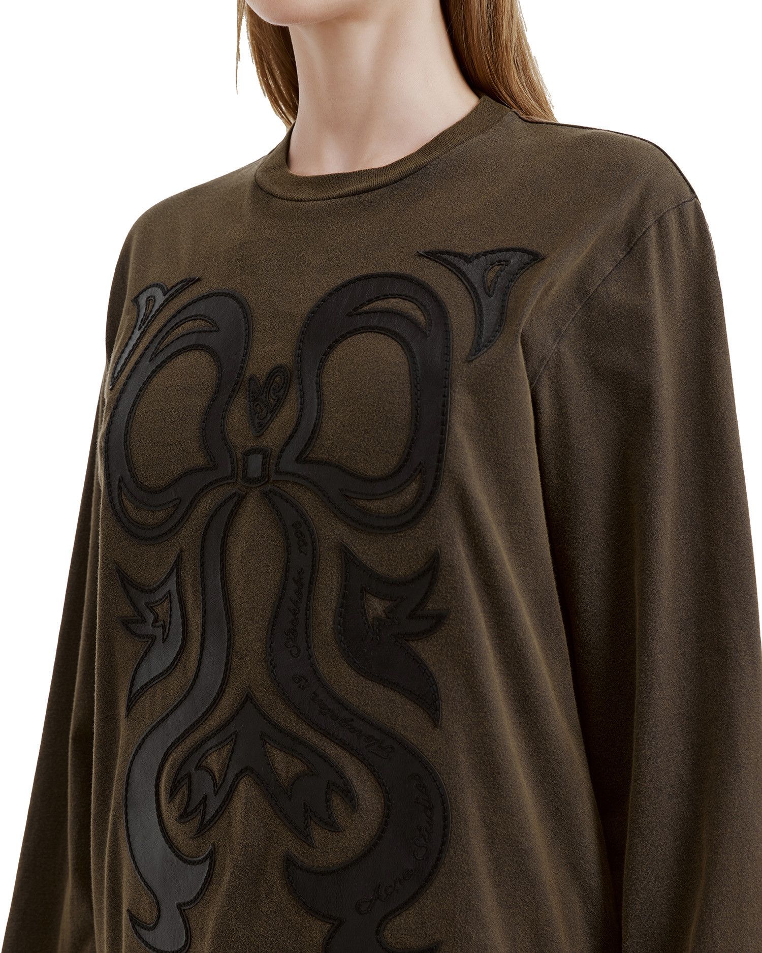 Acne Studios Acne Studios Pattern Detail Long Sleeve T-Shirt Size XS / US 0-2 / IT 36-38 - 5 Thumbnail