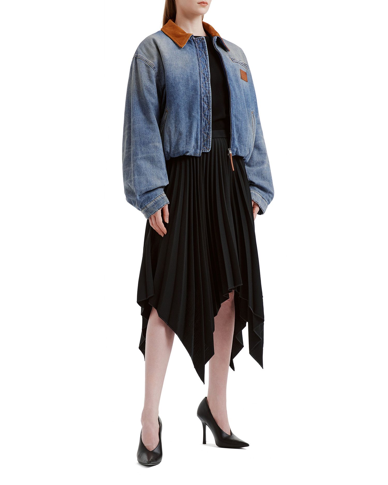 Acne Studios Acne Studios Pleated Spliced Dress Size L / US 10 / IT 46 - 2 Thumbnail