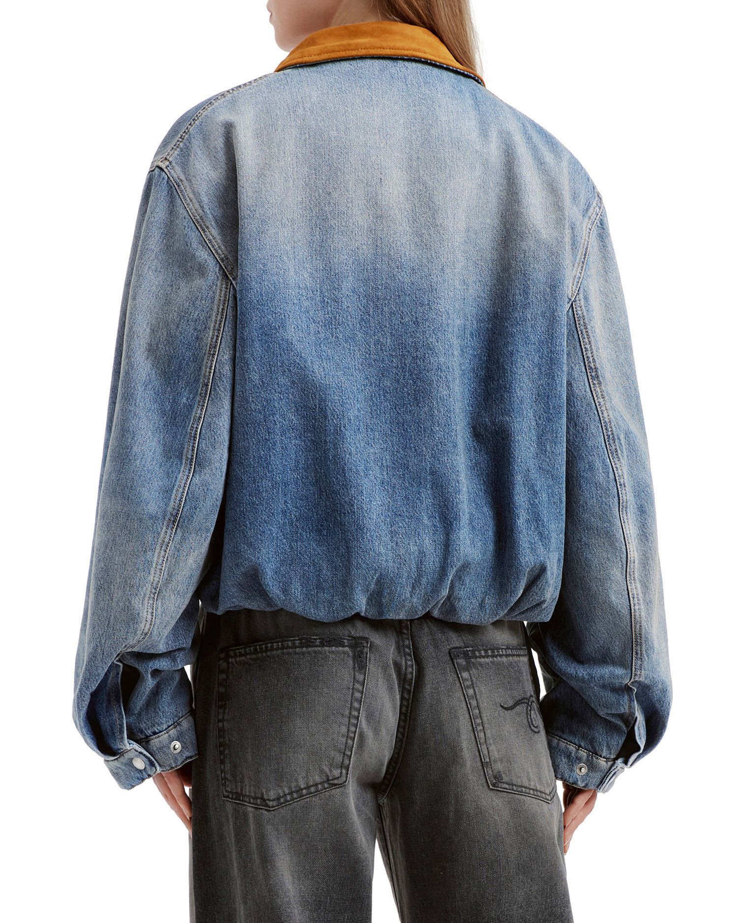 Acne Studios Acne Studios Spliced Lapel Denim Jacket Size XL / US 12-14 / IT 48-50 - 4 Thumbnail