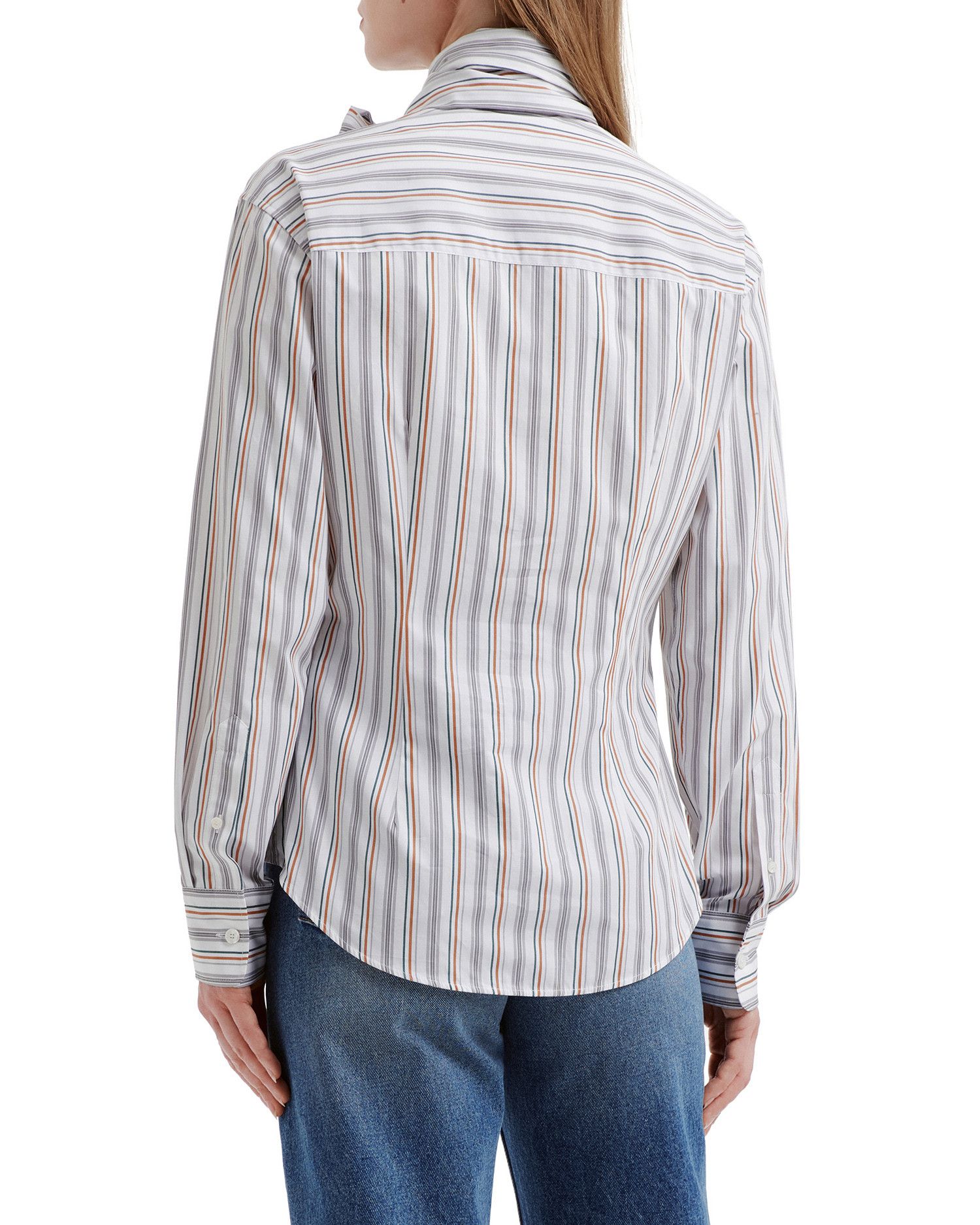 Acne Studios Acne Studios Stripe Ornament Bow Shirt Size S / US 4 / IT 40 - 4 Thumbnail
