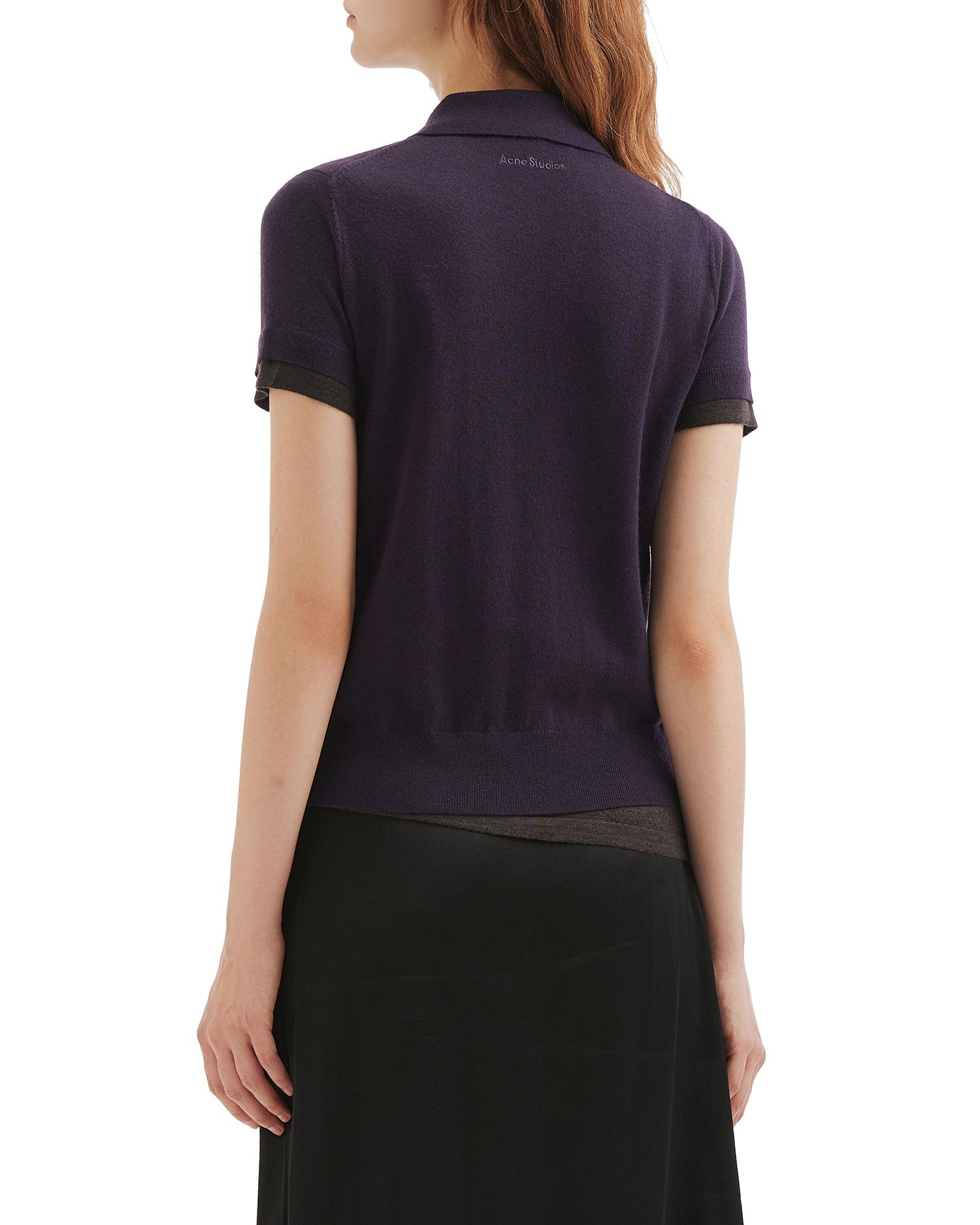 Acne Studios Acne Studios Asymmetric Spliced Design Knitwear Size S / US 4 / IT 40 - 4 Thumbnail