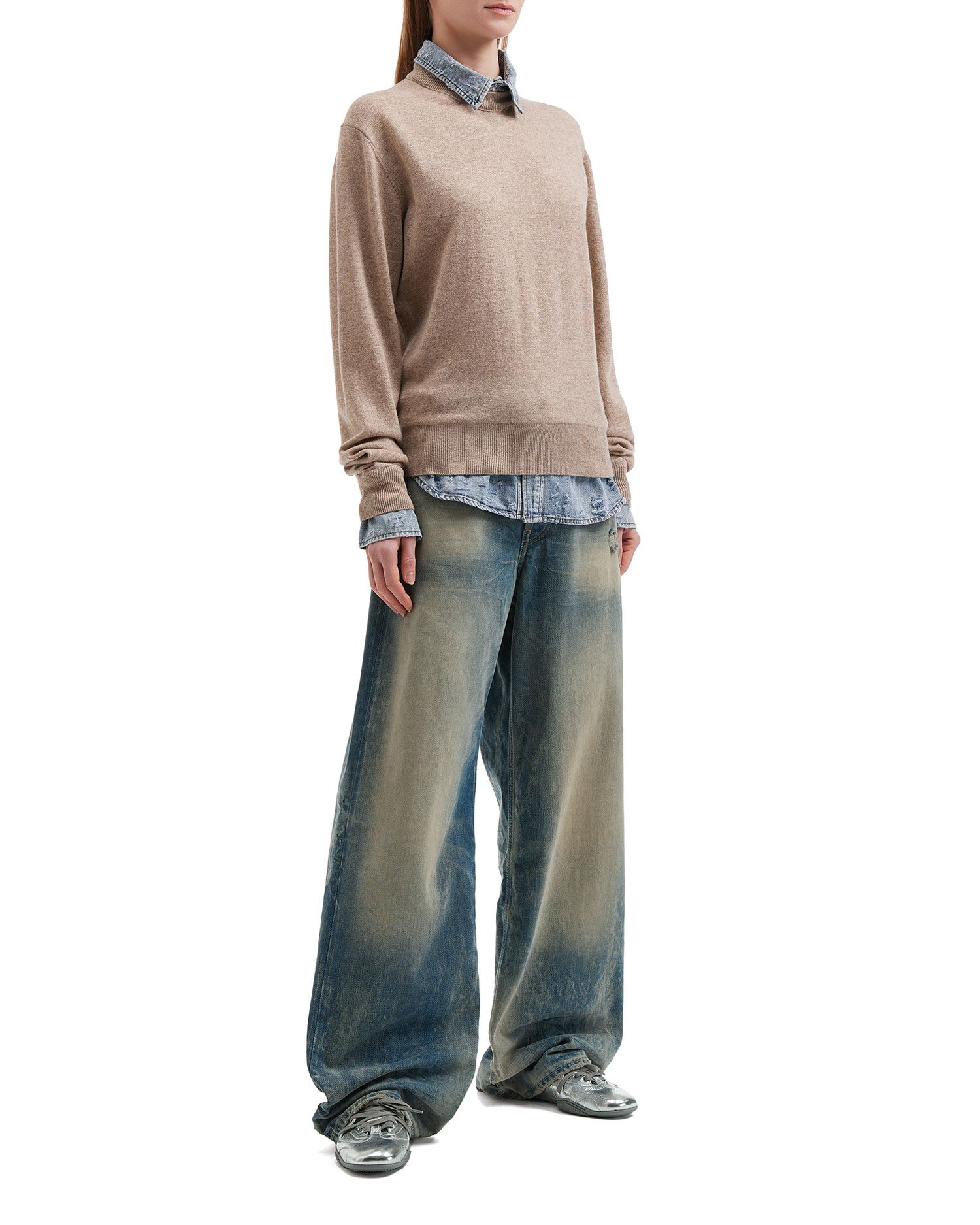 Acne Studios Acne Studios 1981 BAGGY FIT Distressed Straight Jeans Size 22" - 2 Thumbnail