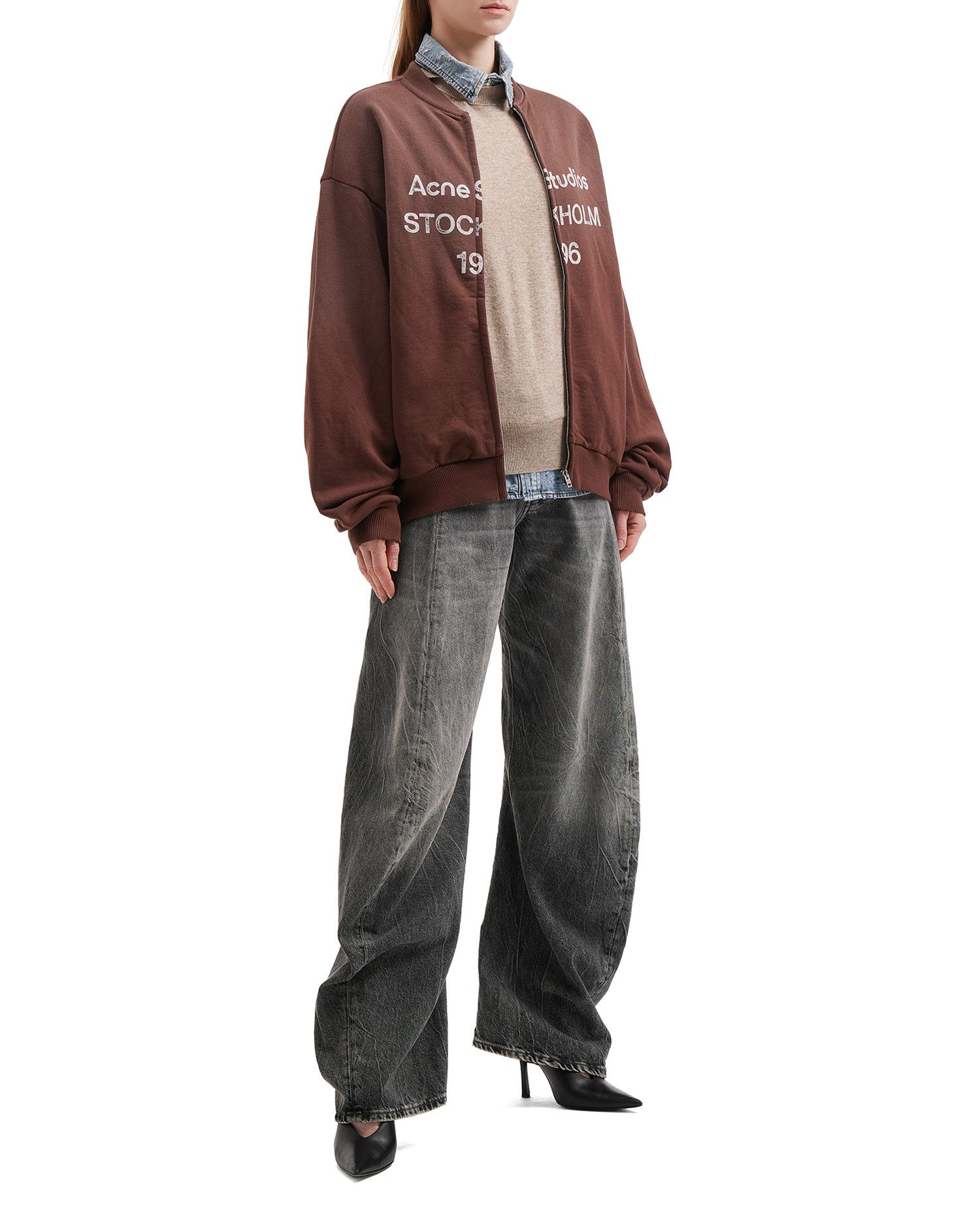 Acne Studios Acne Studios Letter Printed Zipper Jacket Size XS / US 0-2 / IT 36-38 - 2 Thumbnail