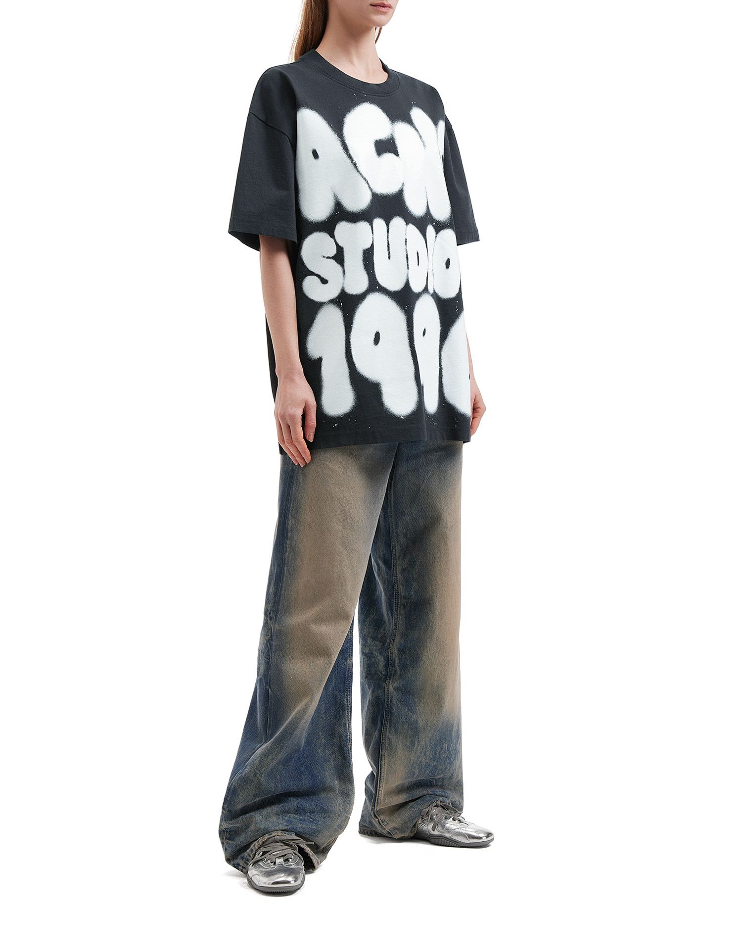 Acne Studios Acne Studios Letter Printed T-Shirt Size XXS / US 00 / IT 34 - 2 Thumbnail