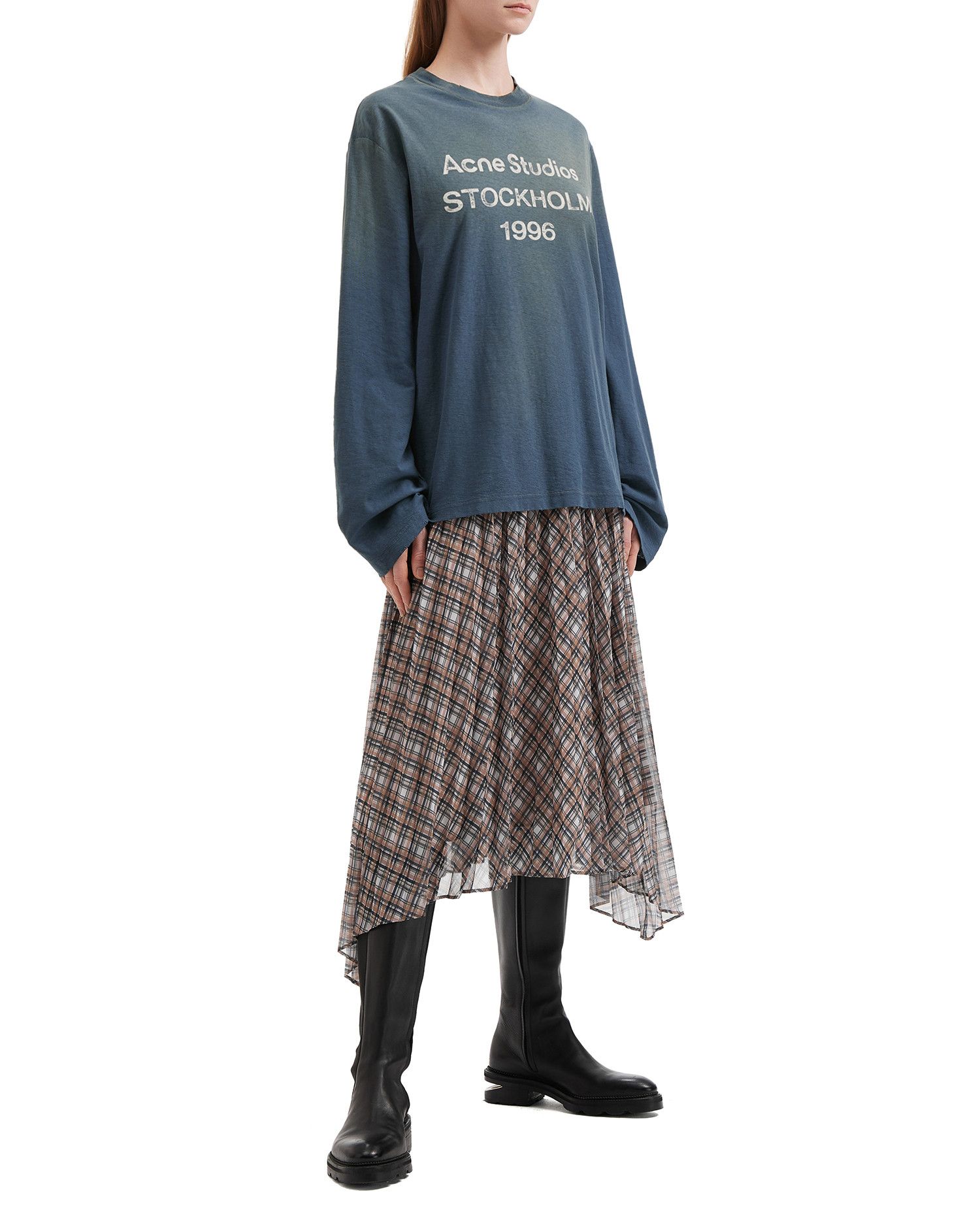 Acne Studios Acne Studios Letter Printed Long Sleeve T-Shirt Size L / US 10 / IT 46 - 2 Thumbnail