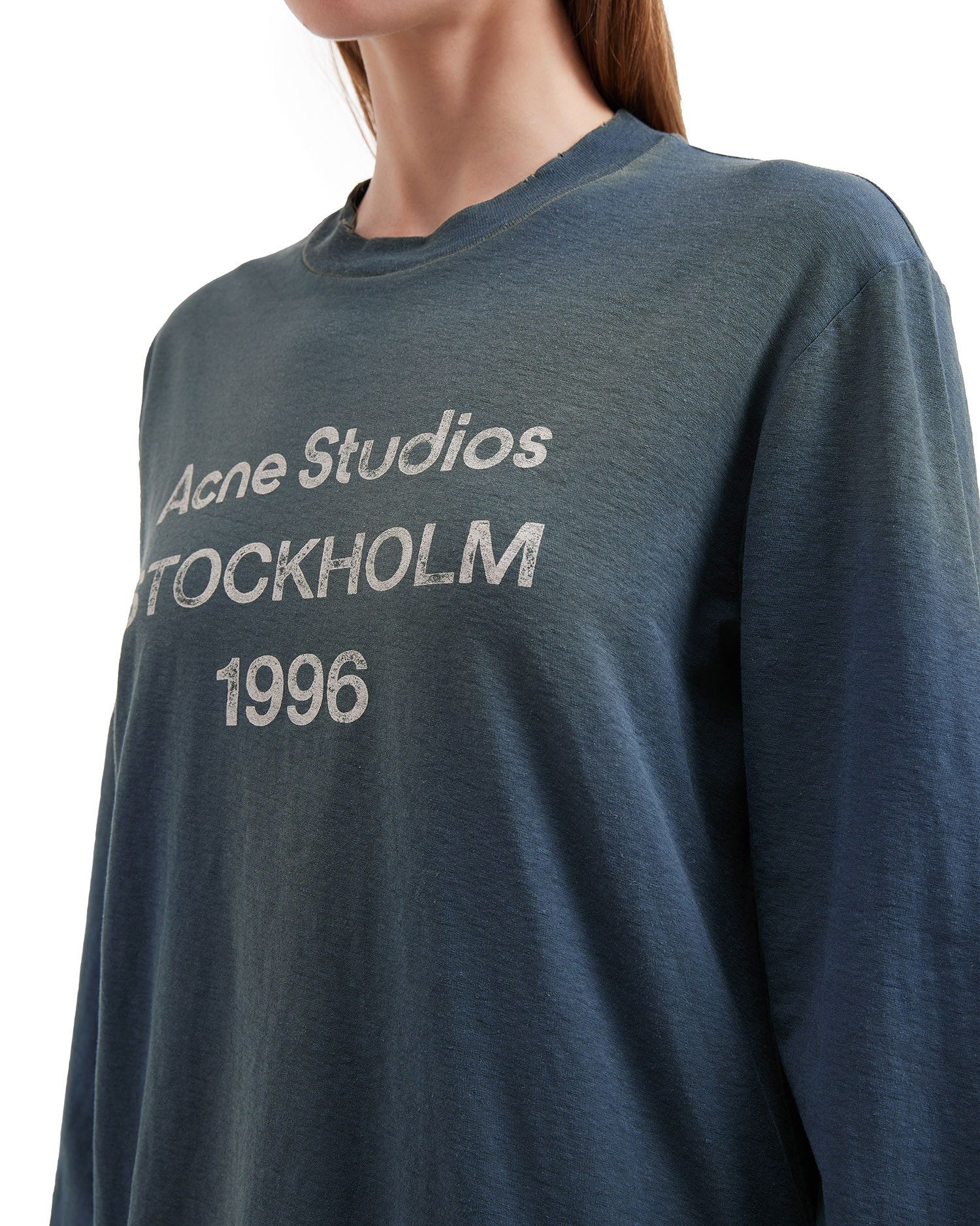 Acne Studios Acne Studios Letter Printed Long Sleeve T-Shirt Size L / US 10 / IT 46 - 5 Thumbnail