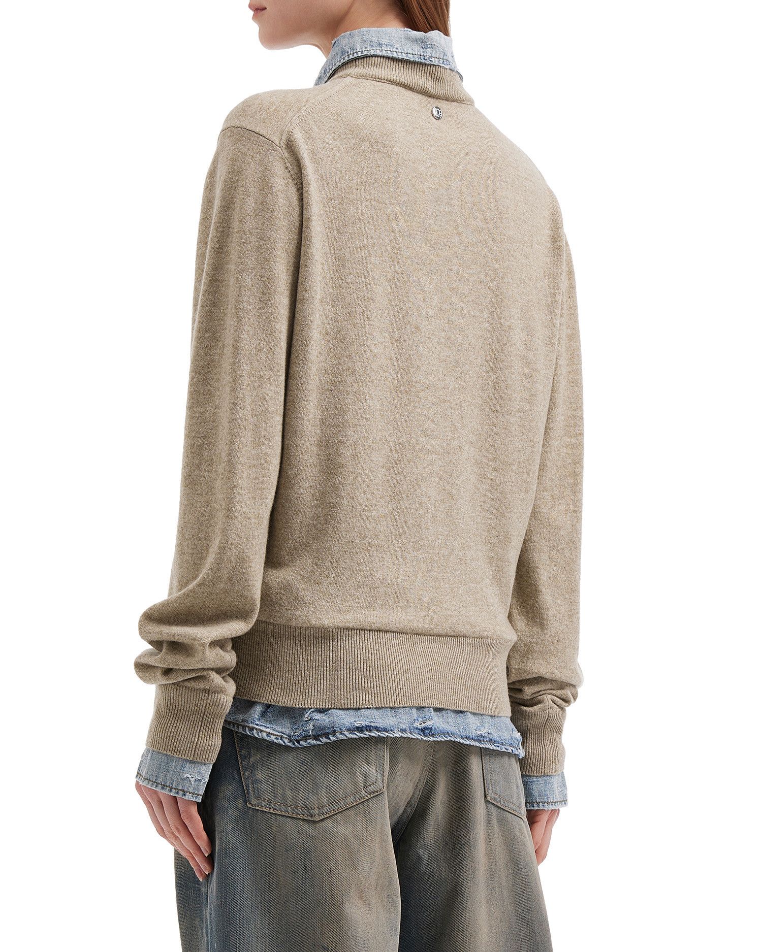 Acne Studios Acne Studios Denim Spliced Knitwear Size S / US 4 / IT 40 - 4 Thumbnail
