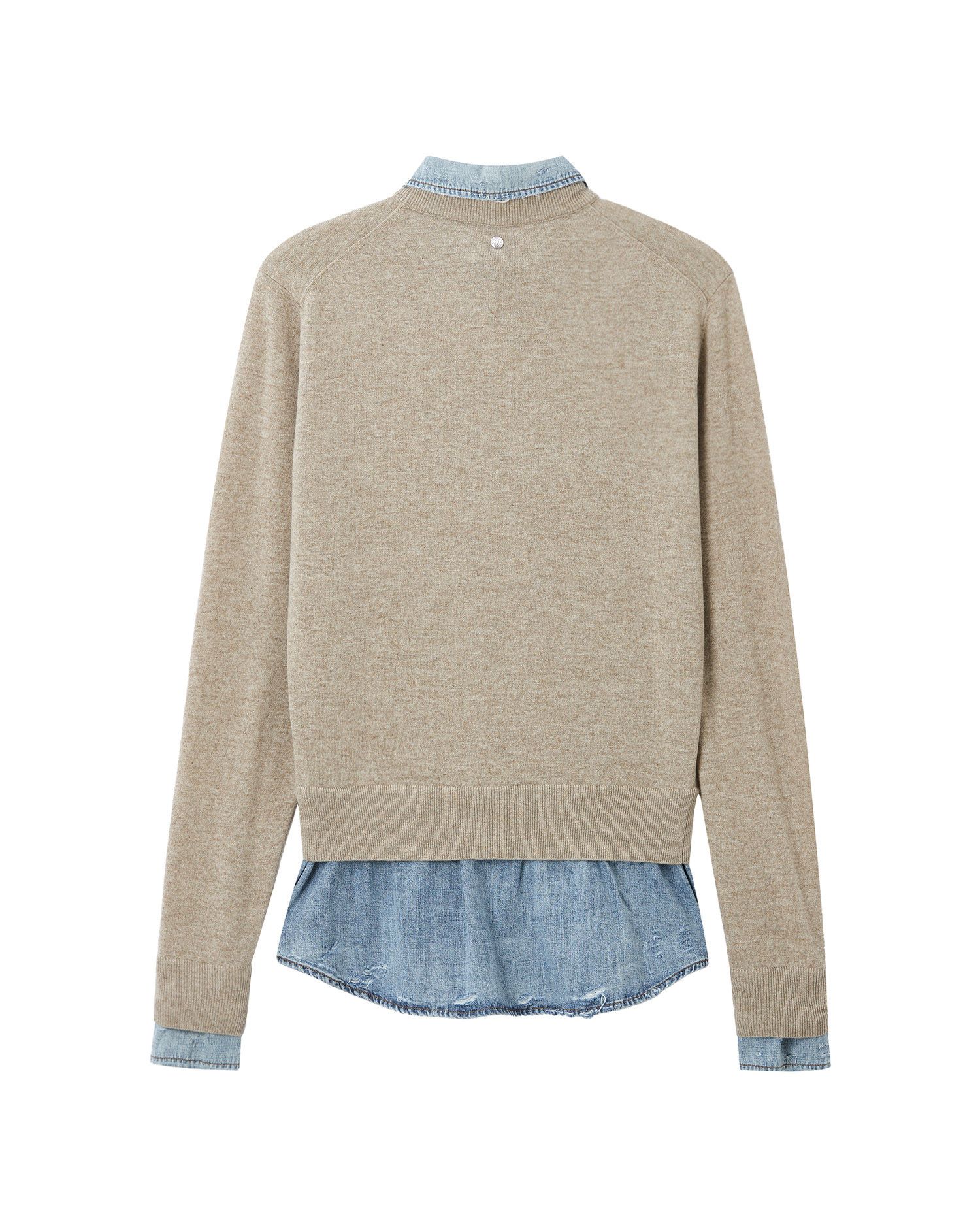 Acne Studios Acne Studios Denim Spliced Knitwear Size S / US 4 / IT 40 - 6 Thumbnail