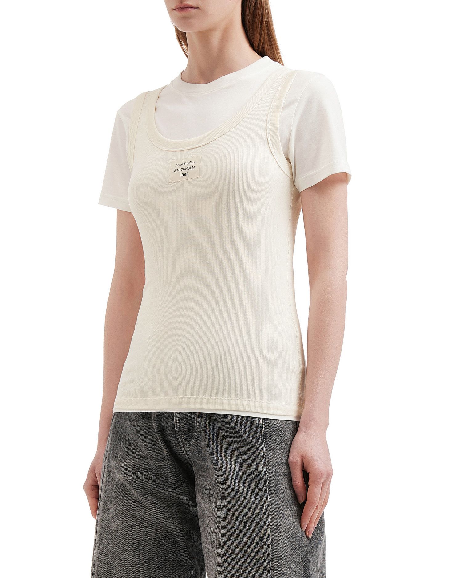 Acne Studios Acne Studios Layered Short Sleeve T-Shirt Size XS / US 0-2 / IT 36-38 - 3 Thumbnail