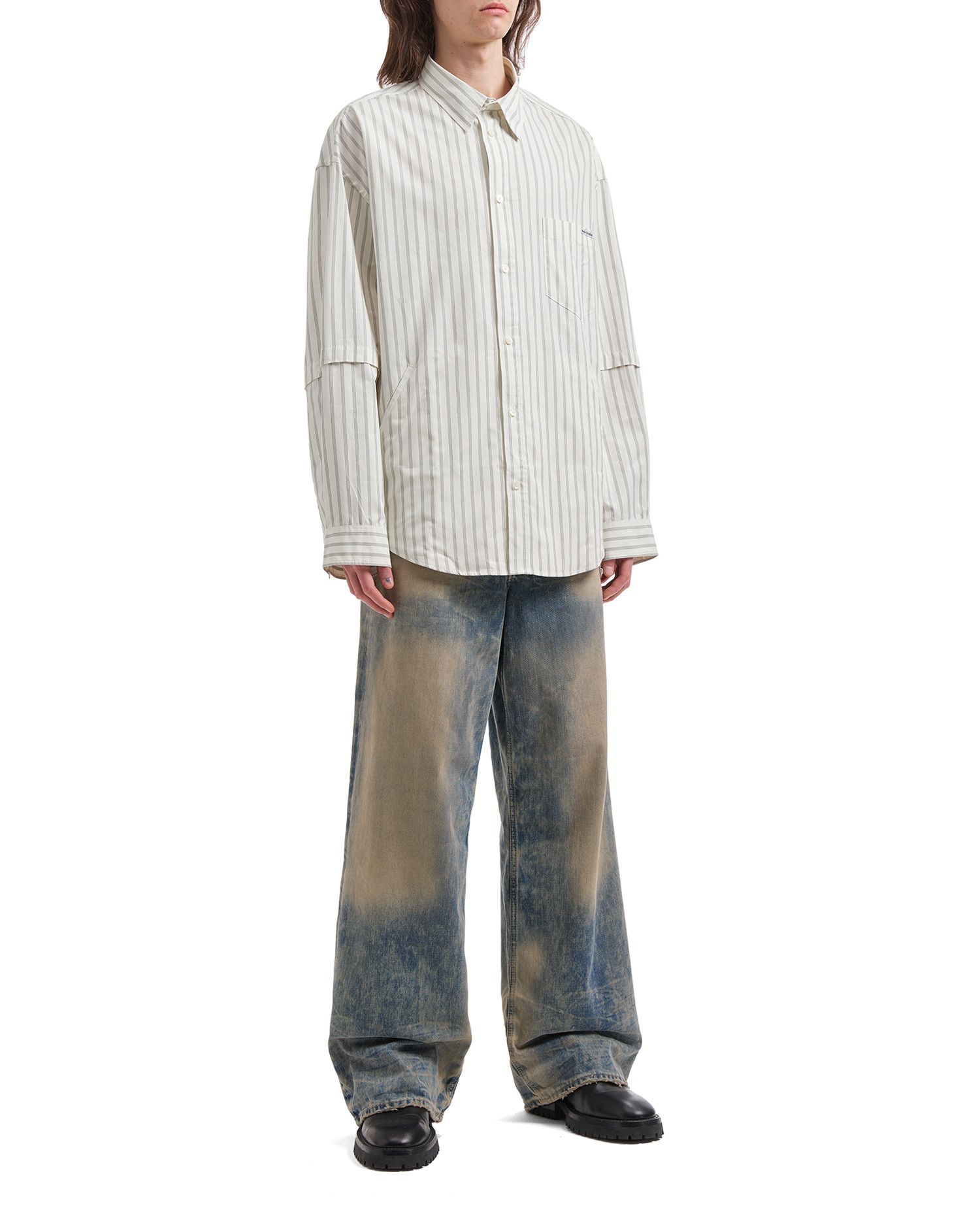 Acne Studios Acne Studios Stripe Long Sleeve Shirt Size US L / EU 52-54 / 3 - 2 Thumbnail