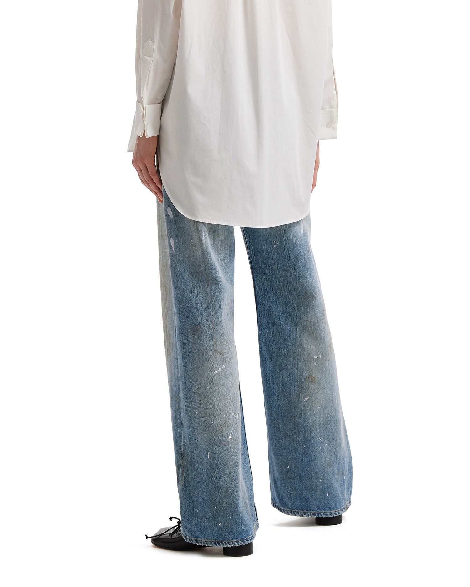 Acne Studios Acne Studios 2021F LOOSE FIT Splatter Distressed Design J... Size 28" / US 6 / IT 42 - 4 Thumbnail