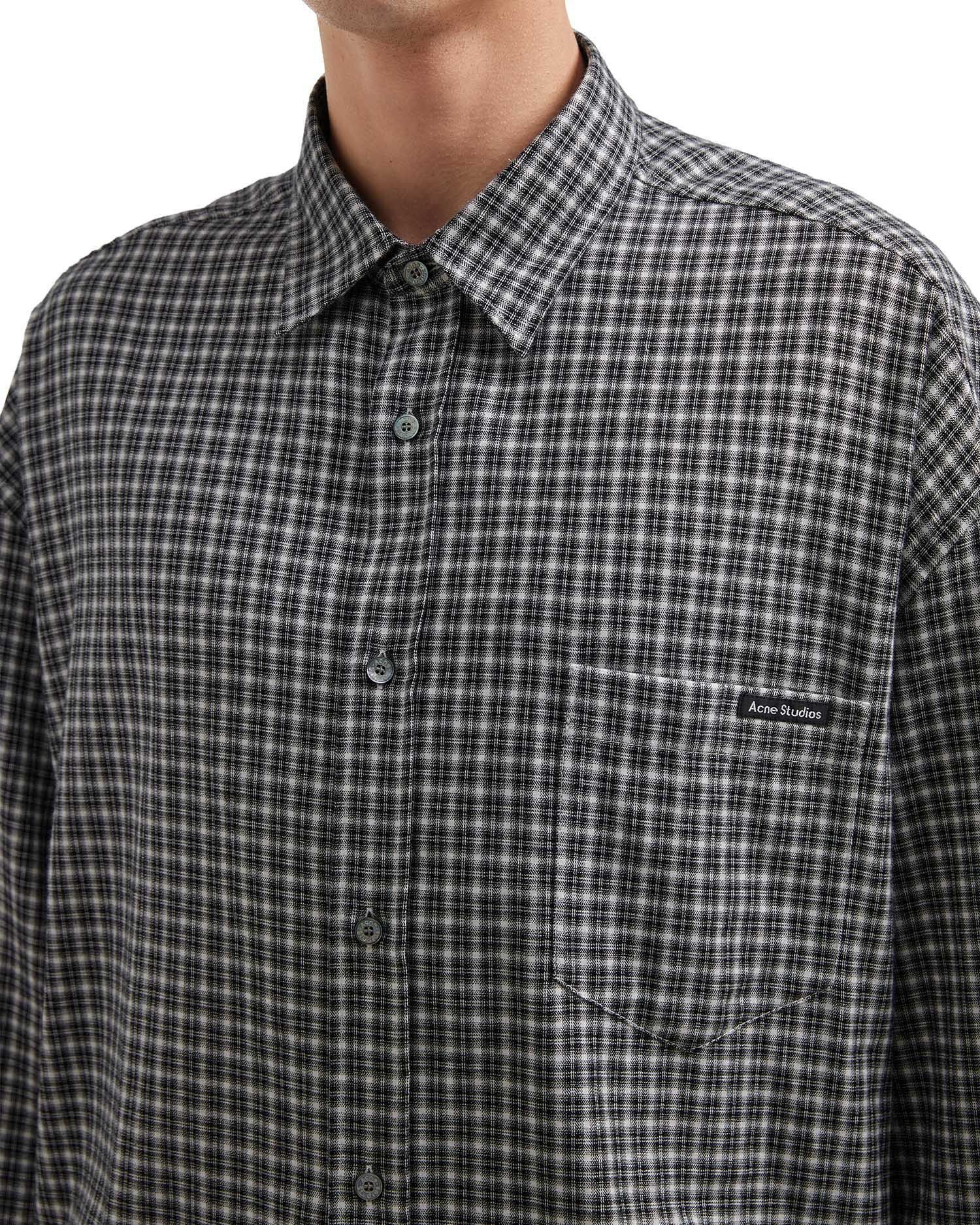 Acne Studios Acne Studios Plaid Long Sleeve Shirt Size US M / EU 48-50 / 2 - 5 Thumbnail