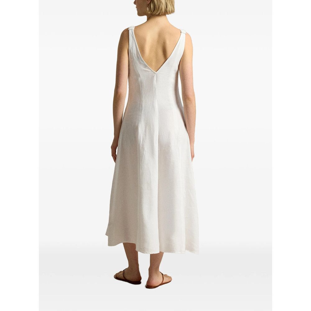 Ralph Lauren Ralph Lauren WHITE Dresses - Day Dresses Size M / US 6-8 / IT 42-44 - 4 Thumbnail