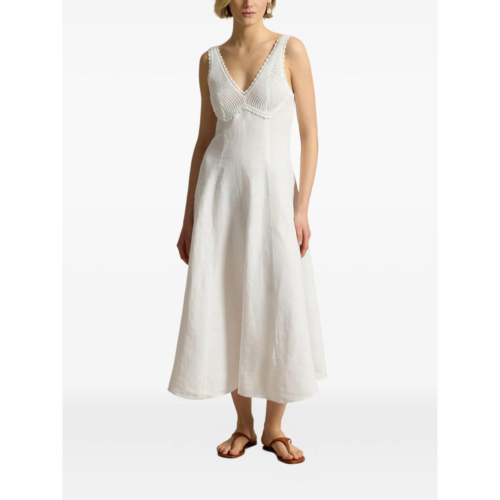 Ralph Lauren Ralph Lauren WHITE Dresses - Day Dresses Size M / US 6-8 / IT 42-44 - 2 Thumbnail