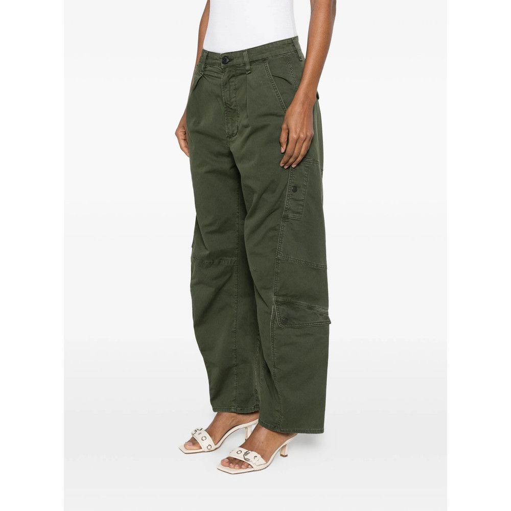 Citizens Of Humanity Citizens Of Humanity GREEN Trousers - Straight Trousers Size 25" / US 0 / IT 36 - 5 Thumbnail