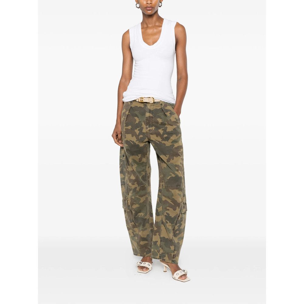 Citizens Of Humanity Citizens Of Humanity GREEN Trousers - Palazzo Pants Size 27" / US 4 / IT 40 - 3 Thumbnail