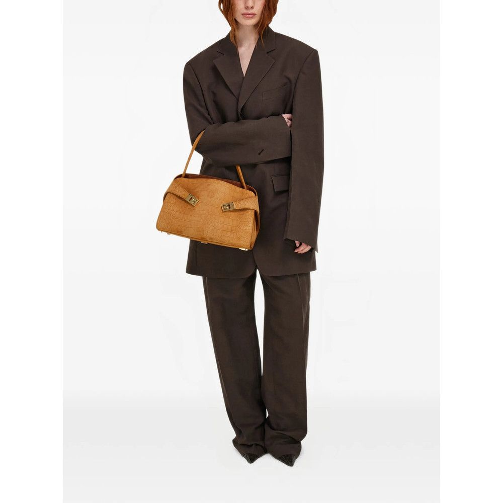Salvatore Ferragamo Ferragamo NEUTRALS Shoulder Bags Size ONE SIZE - 6 Thumbnail