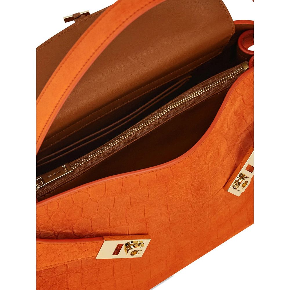 Salvatore Ferragamo Ferragamo ORANGE Shoulder Bags Size ONE SIZE - 5 Thumbnail
