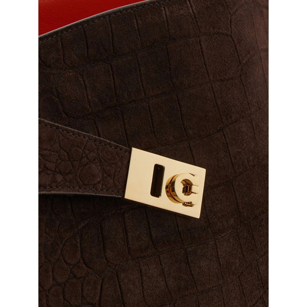Salvatore Ferragamo Ferragamo BROWN Shoulder Bags Size ONE SIZE - 4 Thumbnail