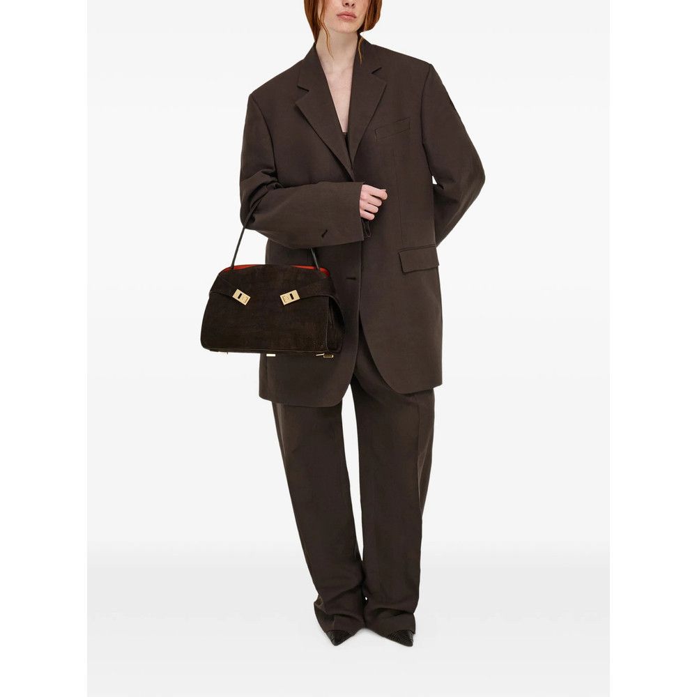 Salvatore Ferragamo Ferragamo BROWN Shoulder Bags Size ONE SIZE - 6 Thumbnail
