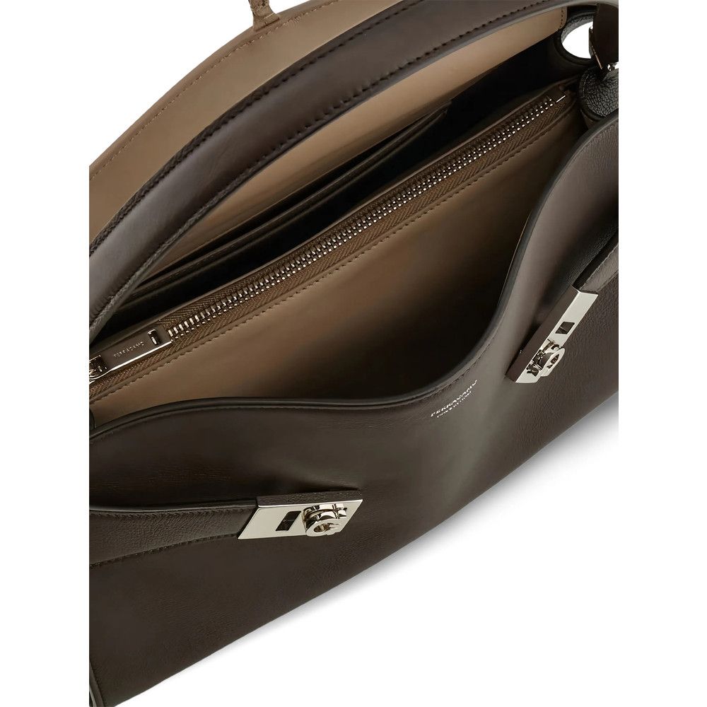 Salvatore Ferragamo Ferragamo BROWN Shoulder Bags Size ONE SIZE - 5 Thumbnail