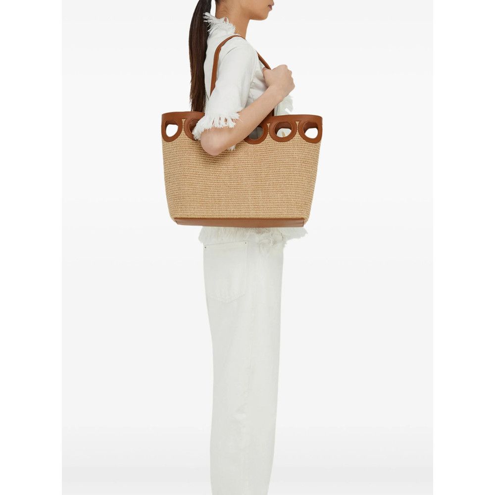 Salvatore Ferragamo Ferragamo NEUTRALS Tote Bags Size ONE SIZE - 5 Thumbnail