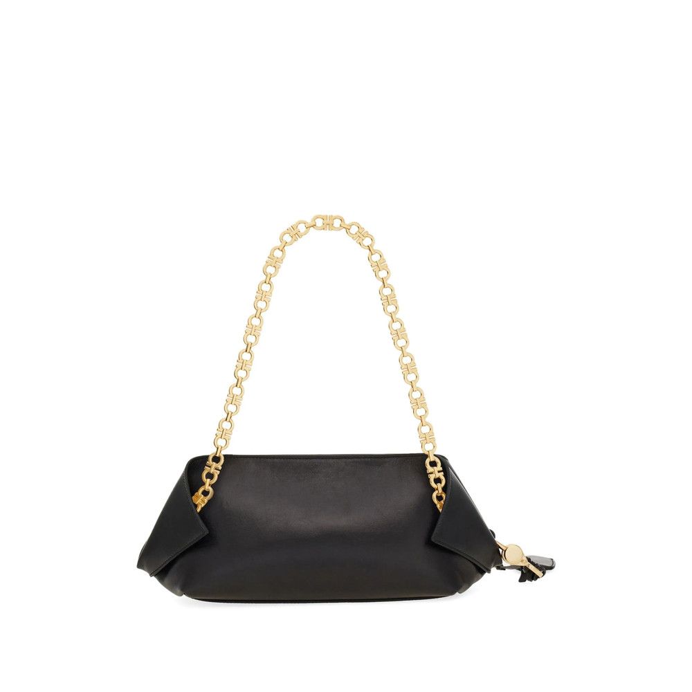 Salvatore Ferragamo Ferragamo BLACK Shoulder Bags Size ONE SIZE - 2 Thumbnail