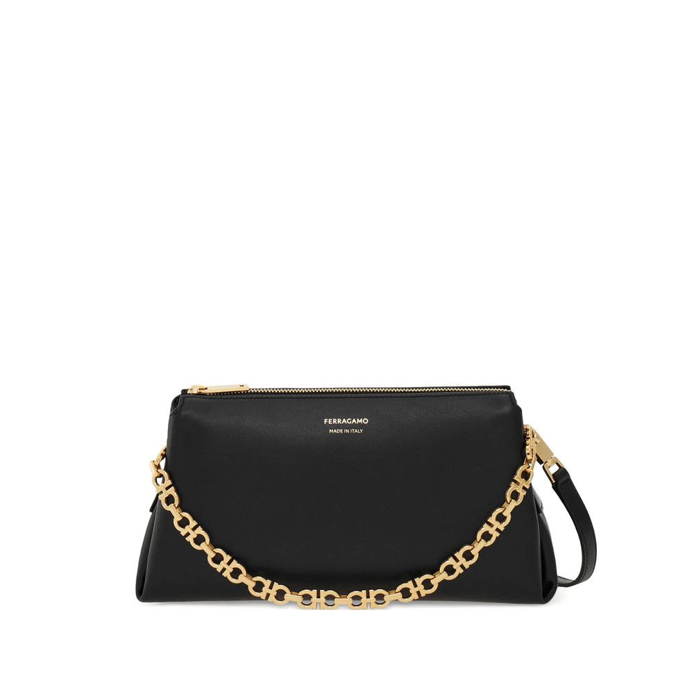 Salvatore Ferragamo Ferragamo BLACK Satchels & Cross Body Bags Size ONE SIZE - 2 Thumbnail