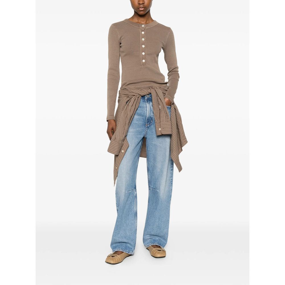 Citizens Of Humanity Citizens Of Humanity BLUE Denim - Wide-Leg Jeans Size 25" / US 0 / IT 36 - 4 Thumbnail