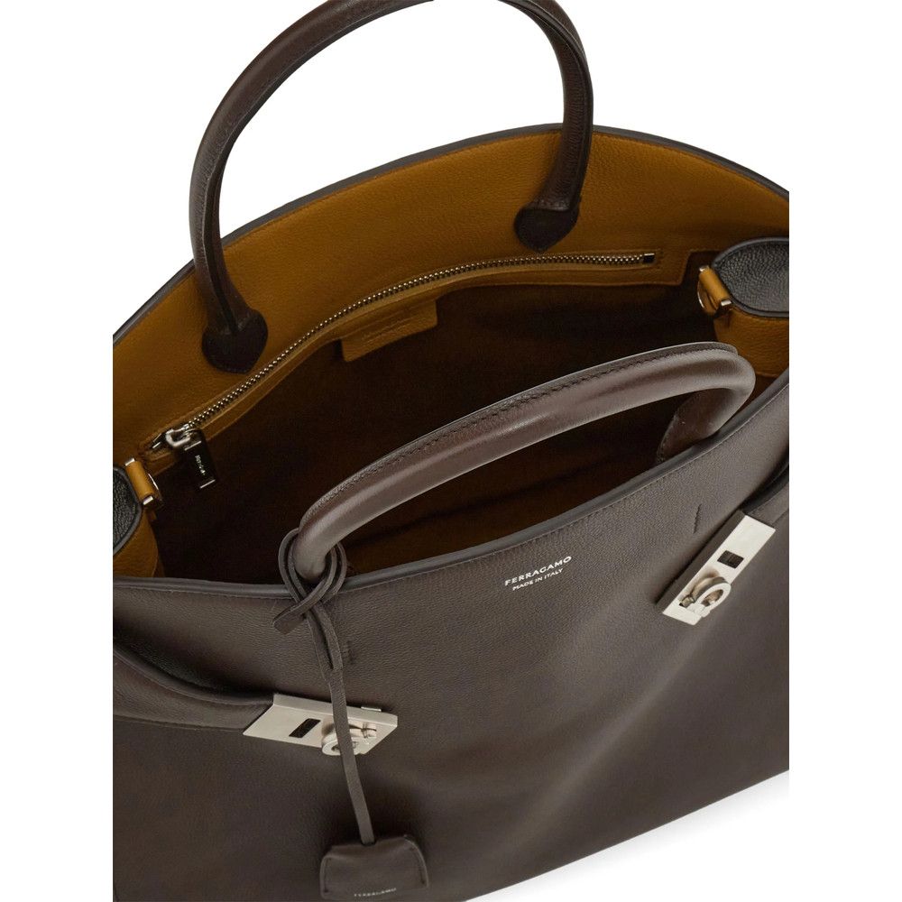 Salvatore Ferragamo Ferragamo BROWN Tote Bags Size ONE SIZE - 3 Thumbnail