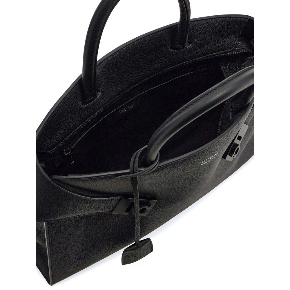 Salvatore Ferragamo Ferragamo BLACK Laptop Bags & Briefcases Size ONE SIZE - 4 Thumbnail