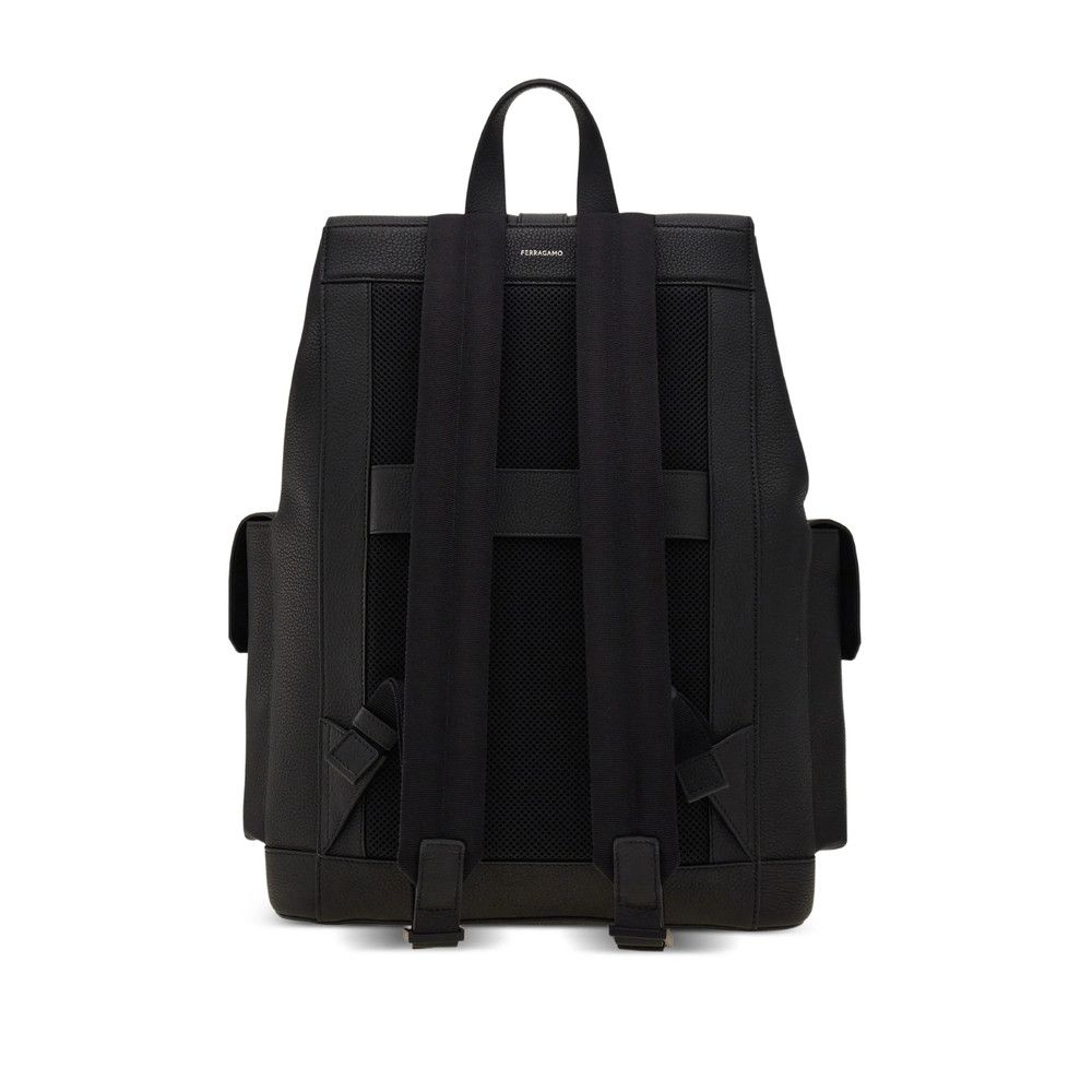 Salvatore Ferragamo Ferragamo BLACK Backpacks Size ONE SIZE - 4 Thumbnail