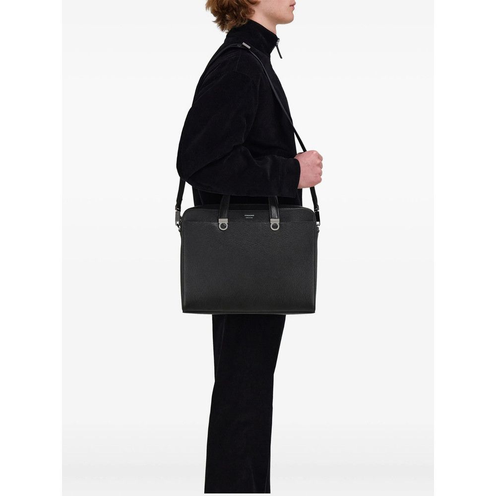 Salvatore Ferragamo Ferragamo BLACK Laptop Bags & Briefcases Size ONE SIZE - 6 Thumbnail