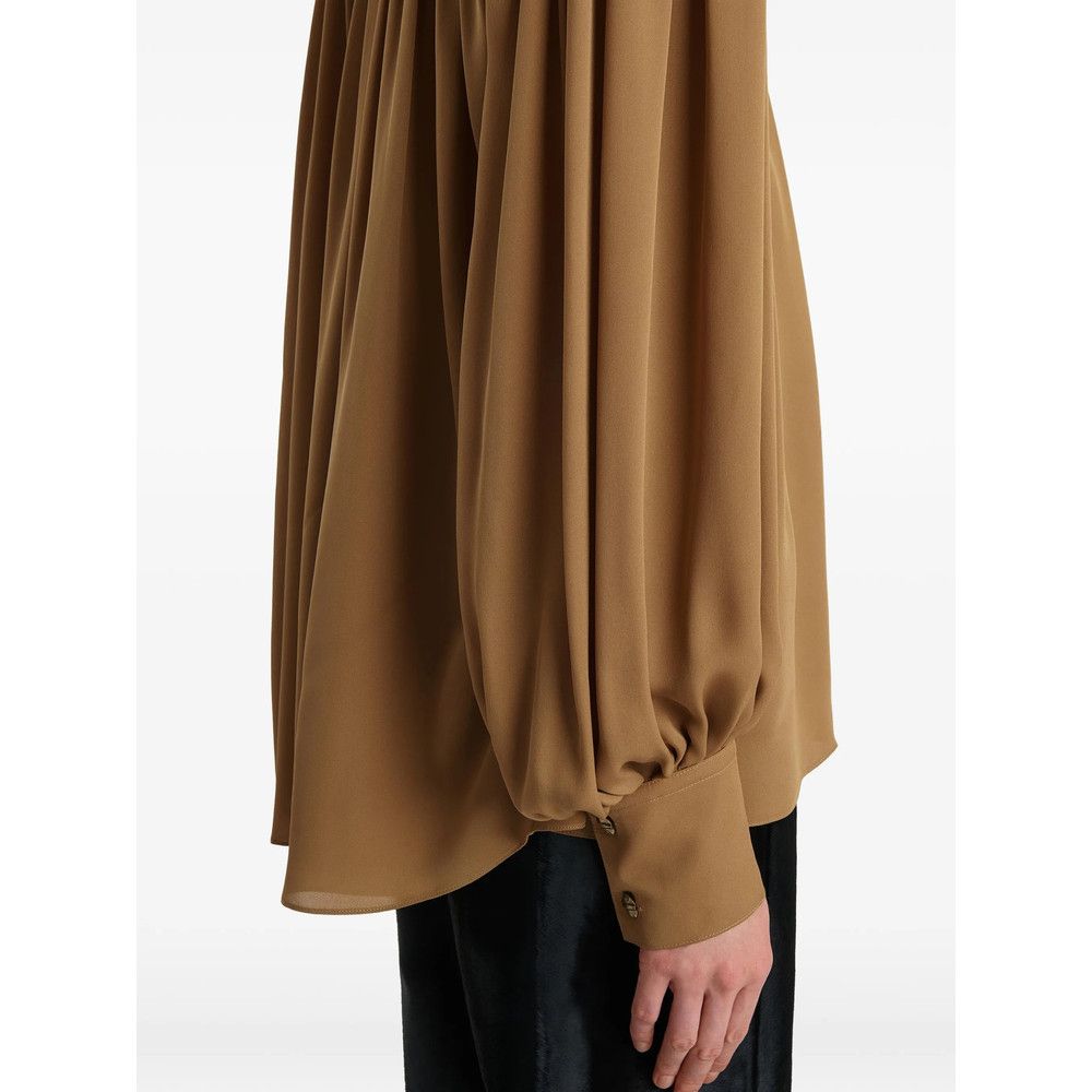 KHAITE Khaite BROWN Tops - Blouses Size XS / US 0-2 / IT 36-38 - 2 Thumbnail