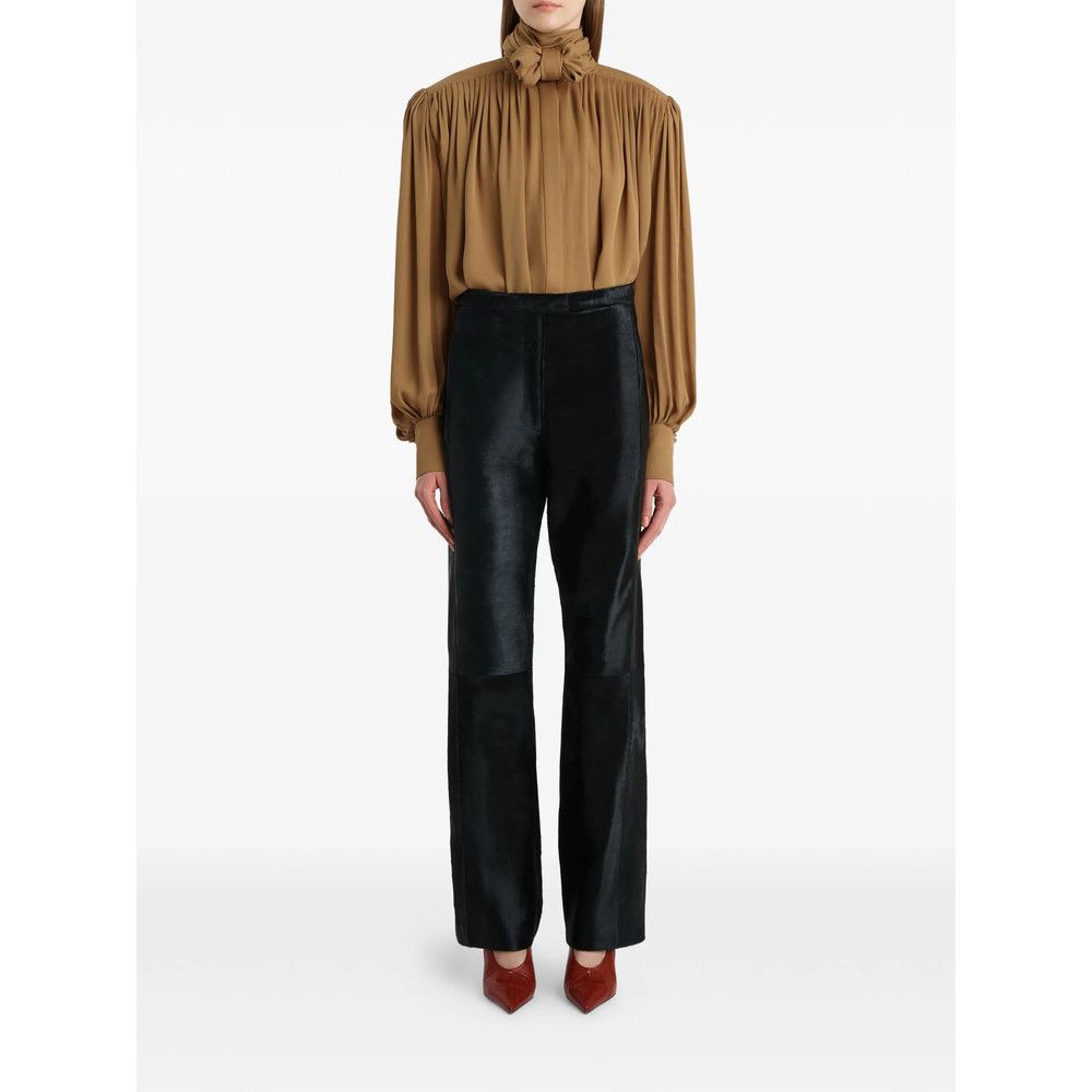KHAITE Khaite BROWN Tops - Blouses Size M / US 6-8 / IT 42-44 - 5 Thumbnail