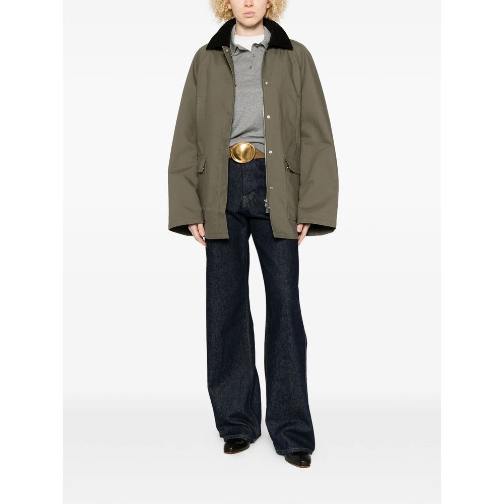 Toteme Toteme GREEN Jackets - Oversized Jackets Size XS / US 0-2 / IT 36-38 - 4 Thumbnail