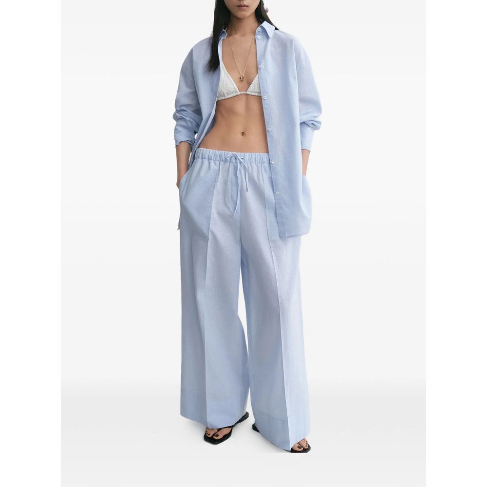 Toteme Toteme BLUE Trousers - Palazzo Pants Size 25" / US 0 / IT 36 - 2 Thumbnail
